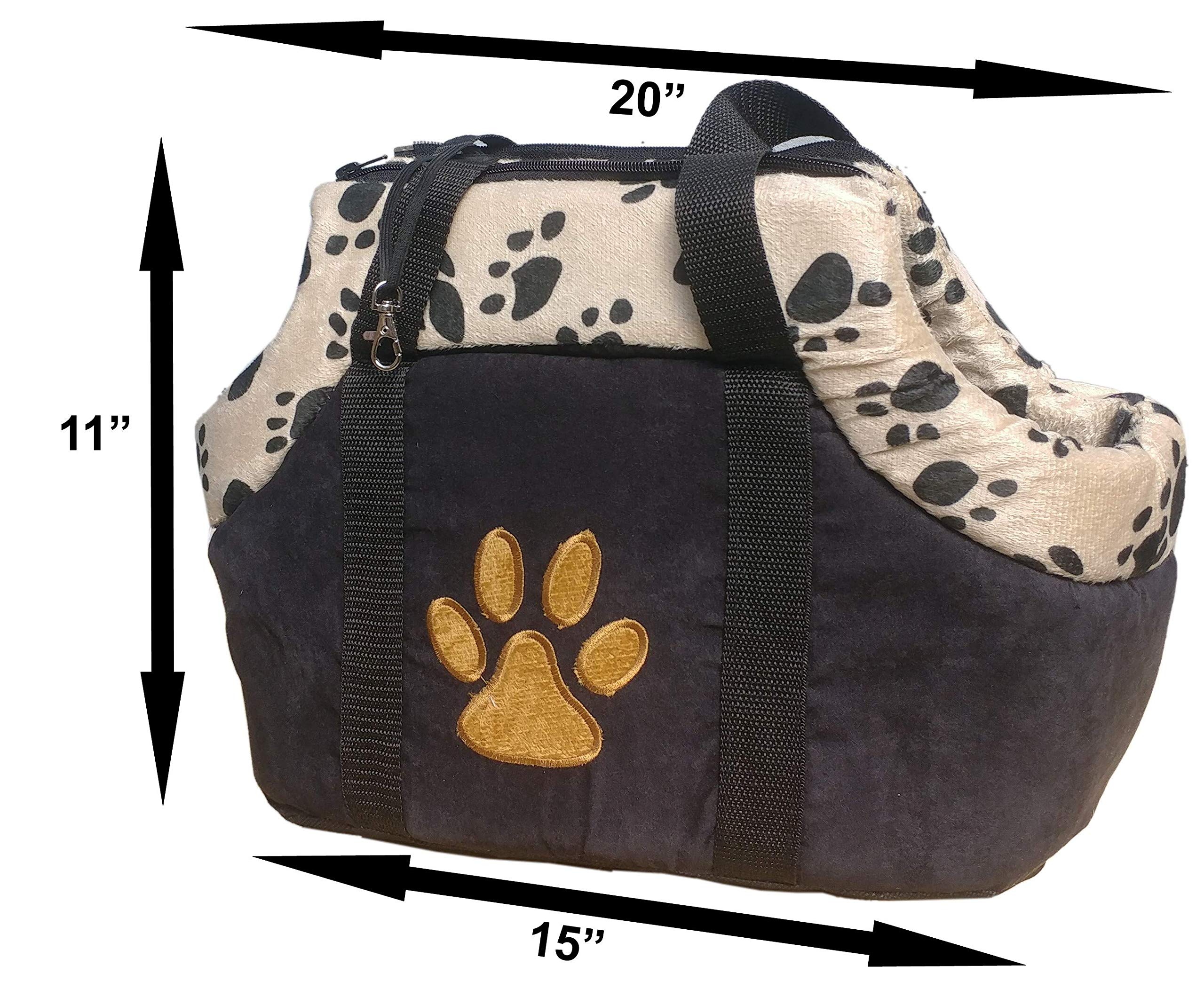 Hdp Paw Style Small Pet Carrier Color:Beige Size:Medium