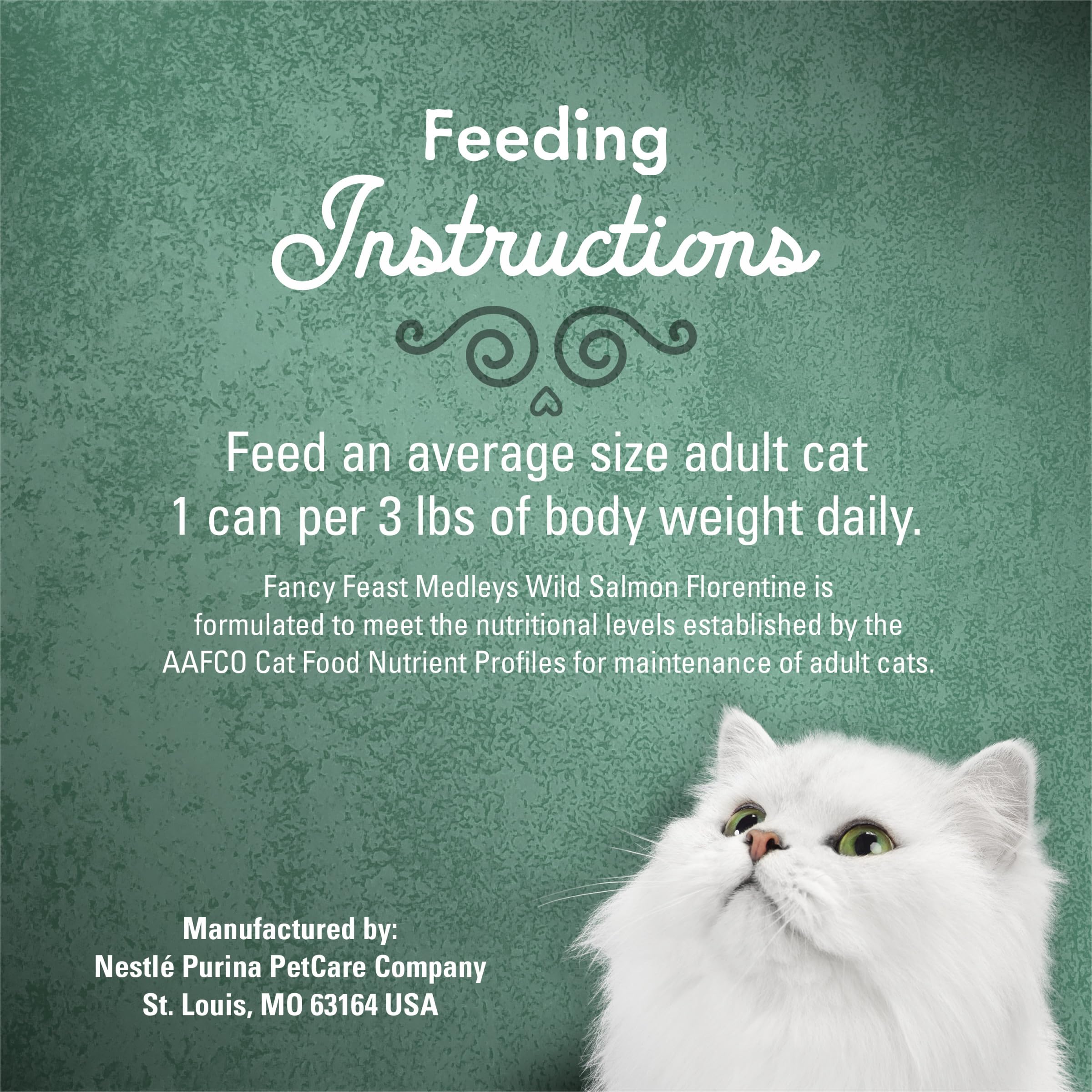 Fancy Feast Wet Cat Food Medleys, Wild Salmon Florentine, 3 oz Cans, Pack of 24