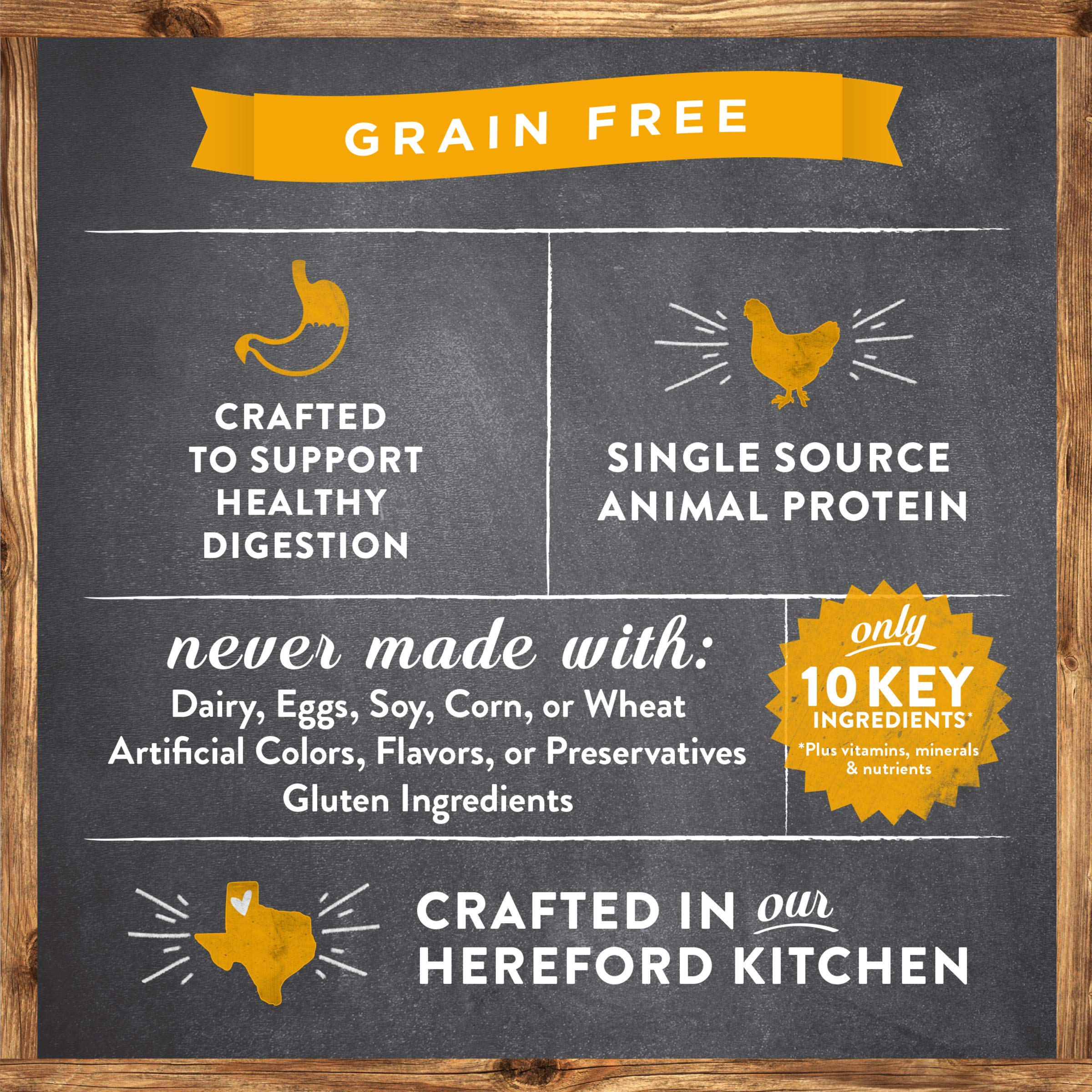 Merrick Limited Ingredient Diet Grain Free Dry Dog Food, Premium and Healthy Kibble with Lamb and Sweet Potato - 4.0 lb. Bag