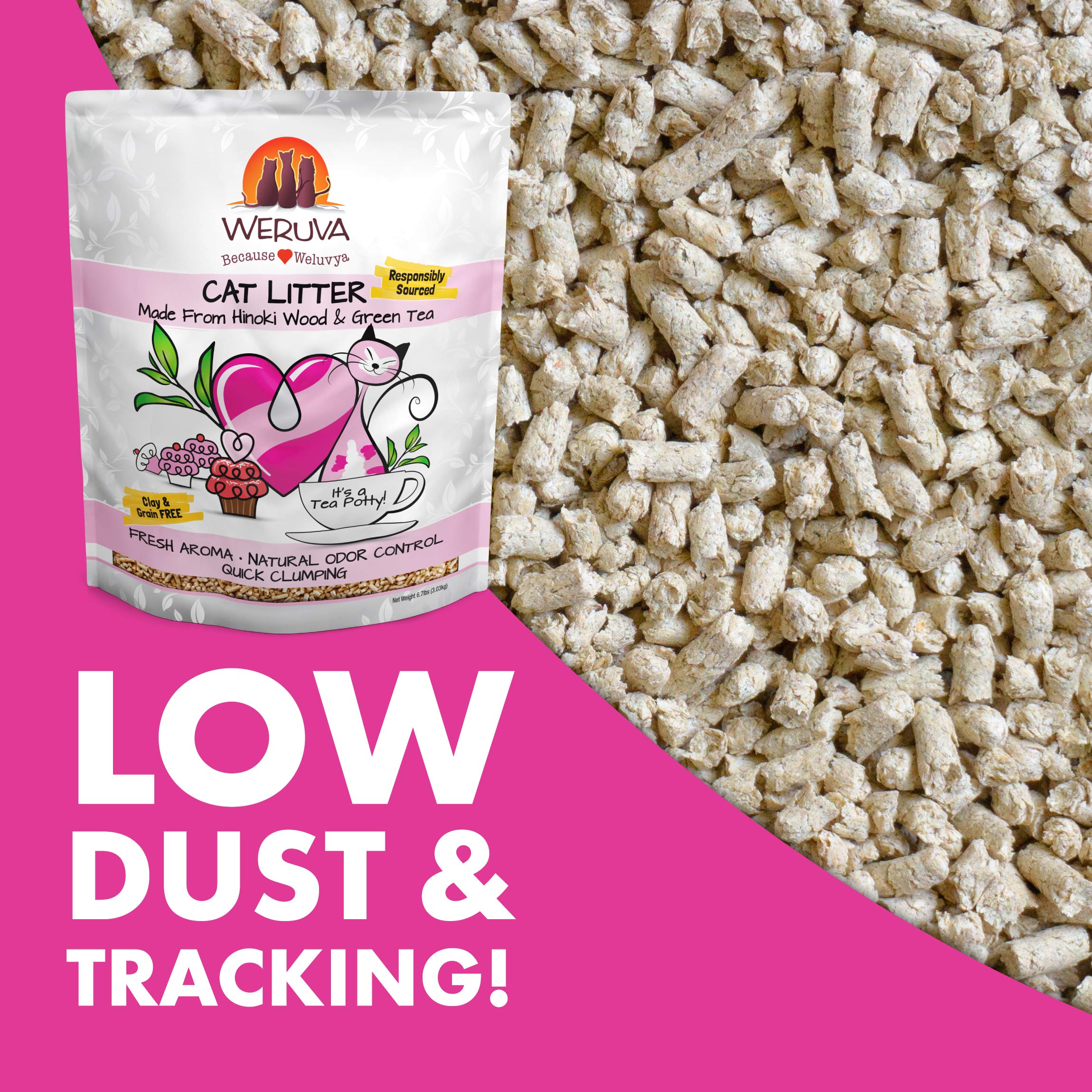 It'S A Tea Potty! Weruva Cat Litter, 6.7Lb Bag