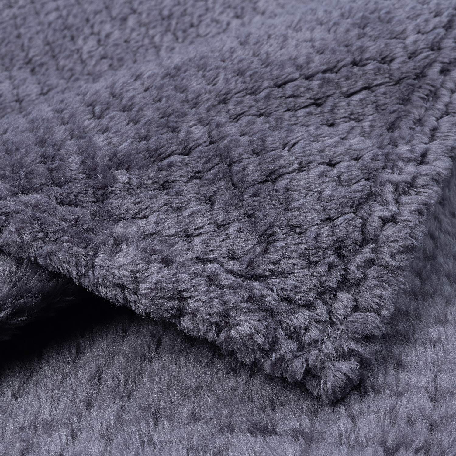 Warm Soft Fuzzy Dog Or Cat Blanket, Plush Fleece Throws For Puppy, Kitten, Medium, Large Dogs - Purple (M/32' X 40')