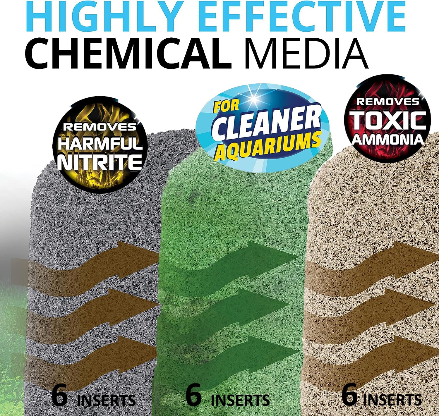 Inland Seas Fluval 406/407 Canister Filter Semi Annual Maintenance & Replacement Filter Media Kit Plus Bundle (8 Items)