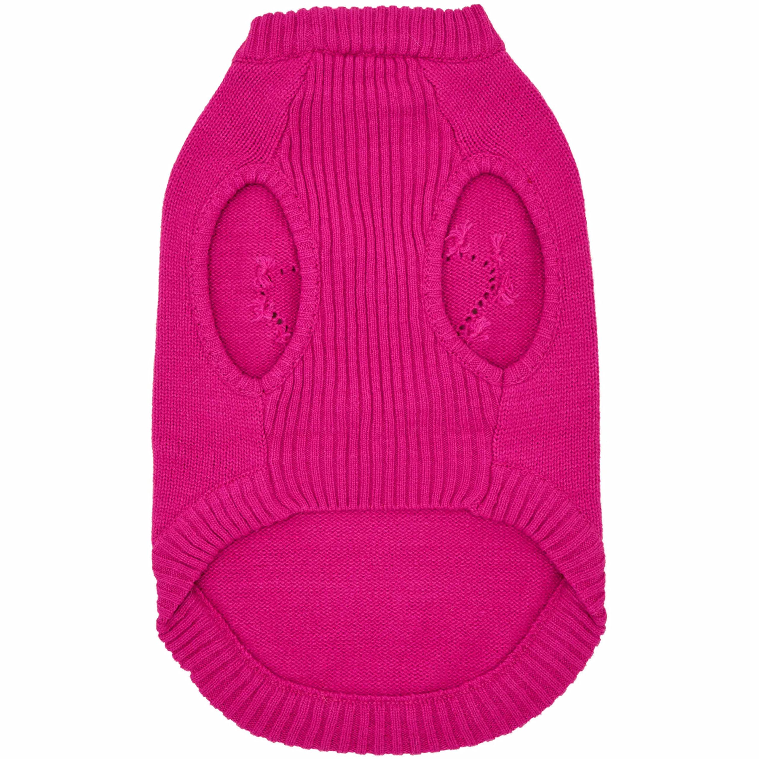 Blueberry Pet 2023 New Heart Dog Sweater Valentines Day Clothes for Small Girl Dogs, Hot Pink Pullover Crewneck Holiday Apparel,