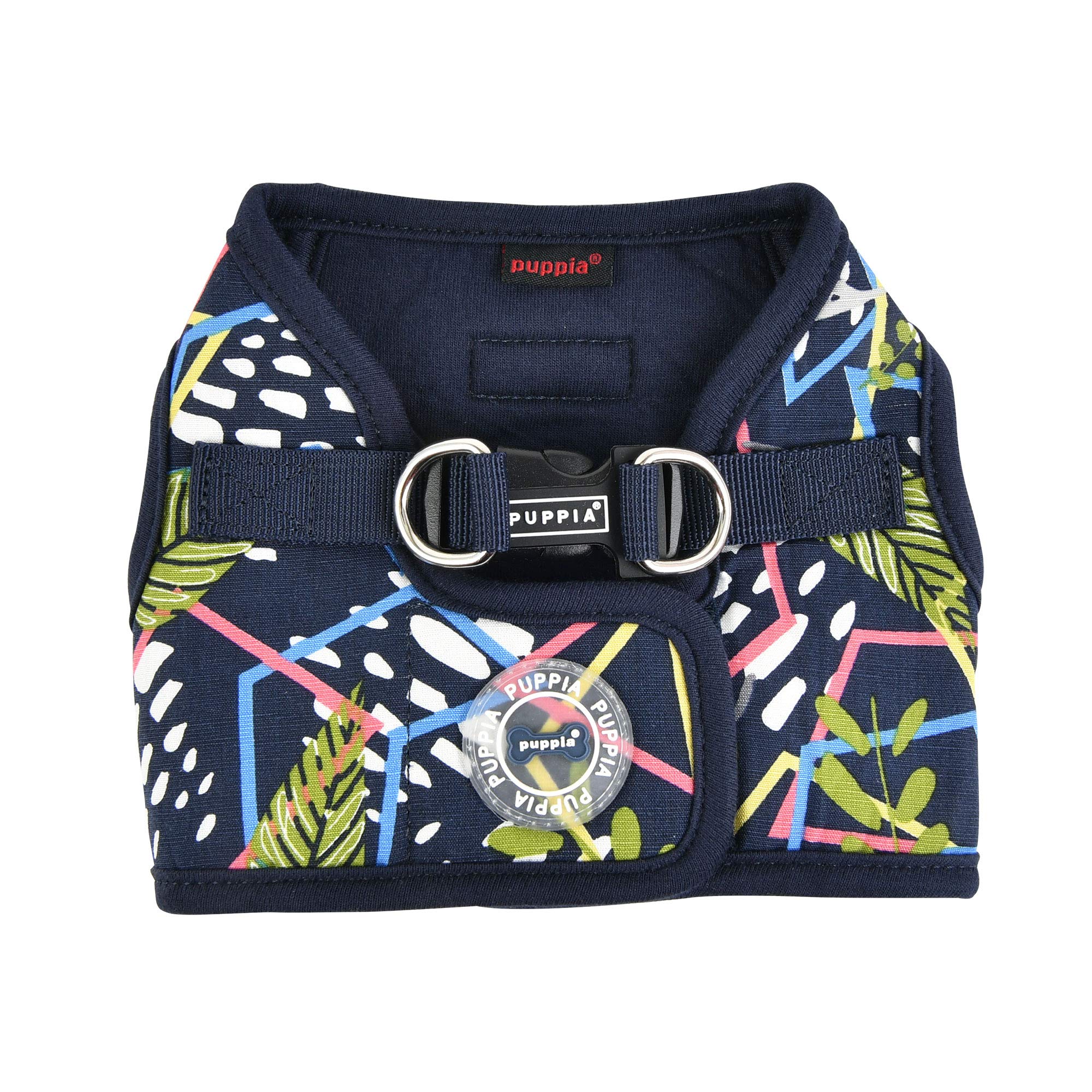 Puppia Botanical Harness B - Navy - L