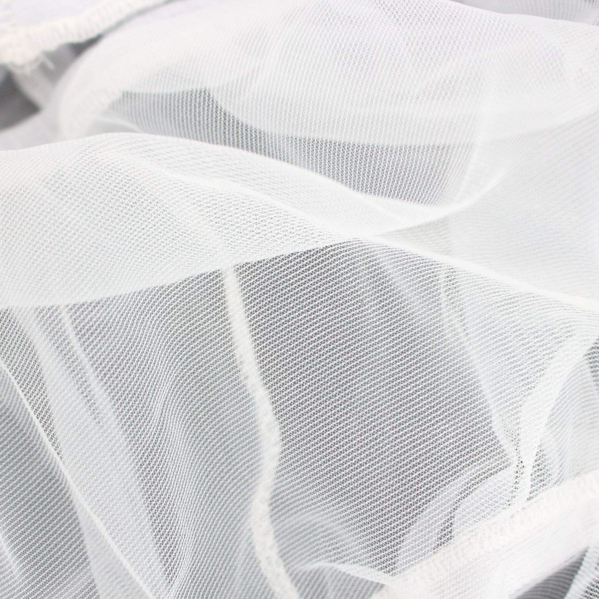 Adjustable Birdcage Seed Catcher Feather Catcher Bird Cage Cover Net Airy Soft Skirt Guard Birdcage Nylon Mesh Netting for Parro