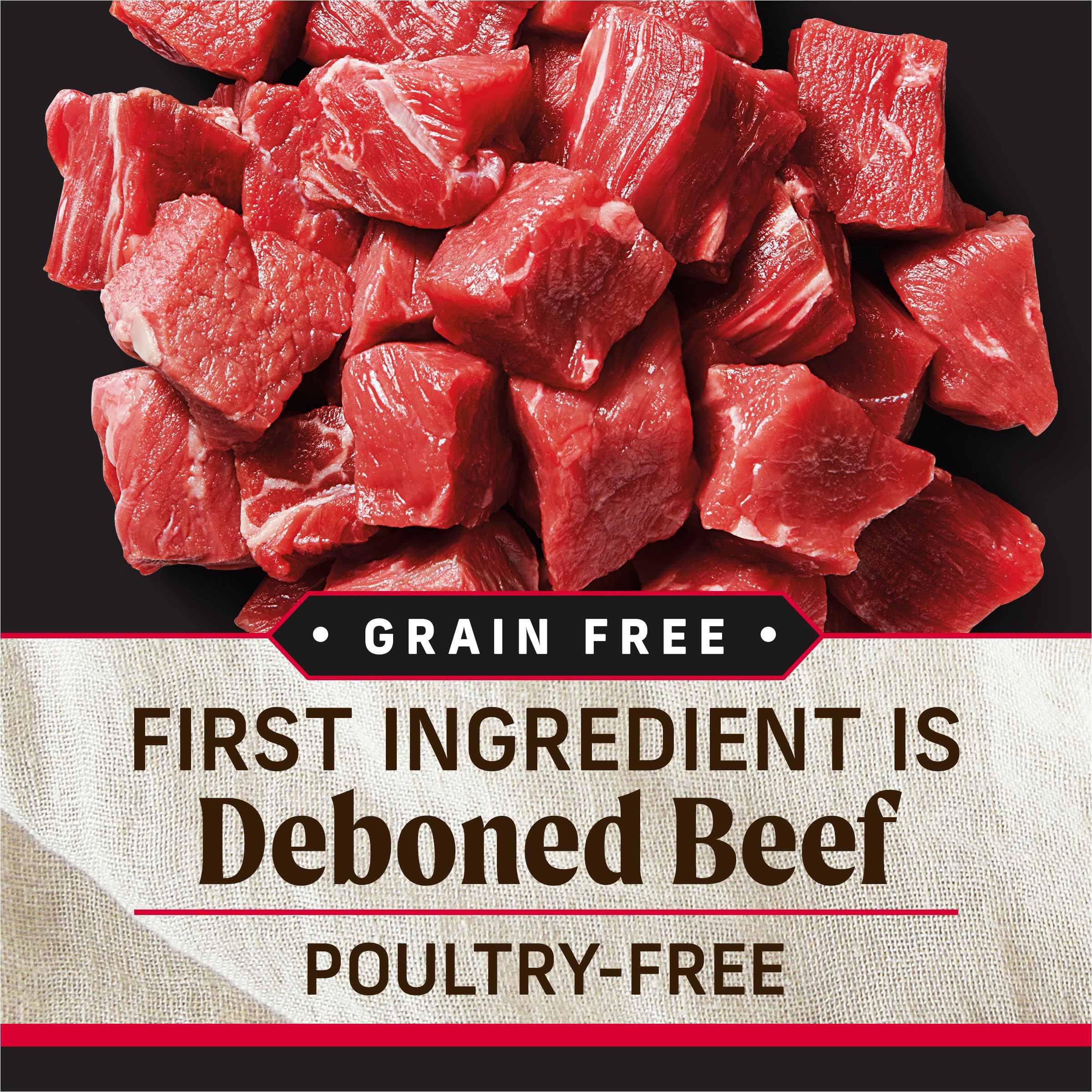 Merrick Backcountry Grain Free Dry Dog Food with Freeze Dried Raw, Great Plains Red Recipe, 20 lb Bag