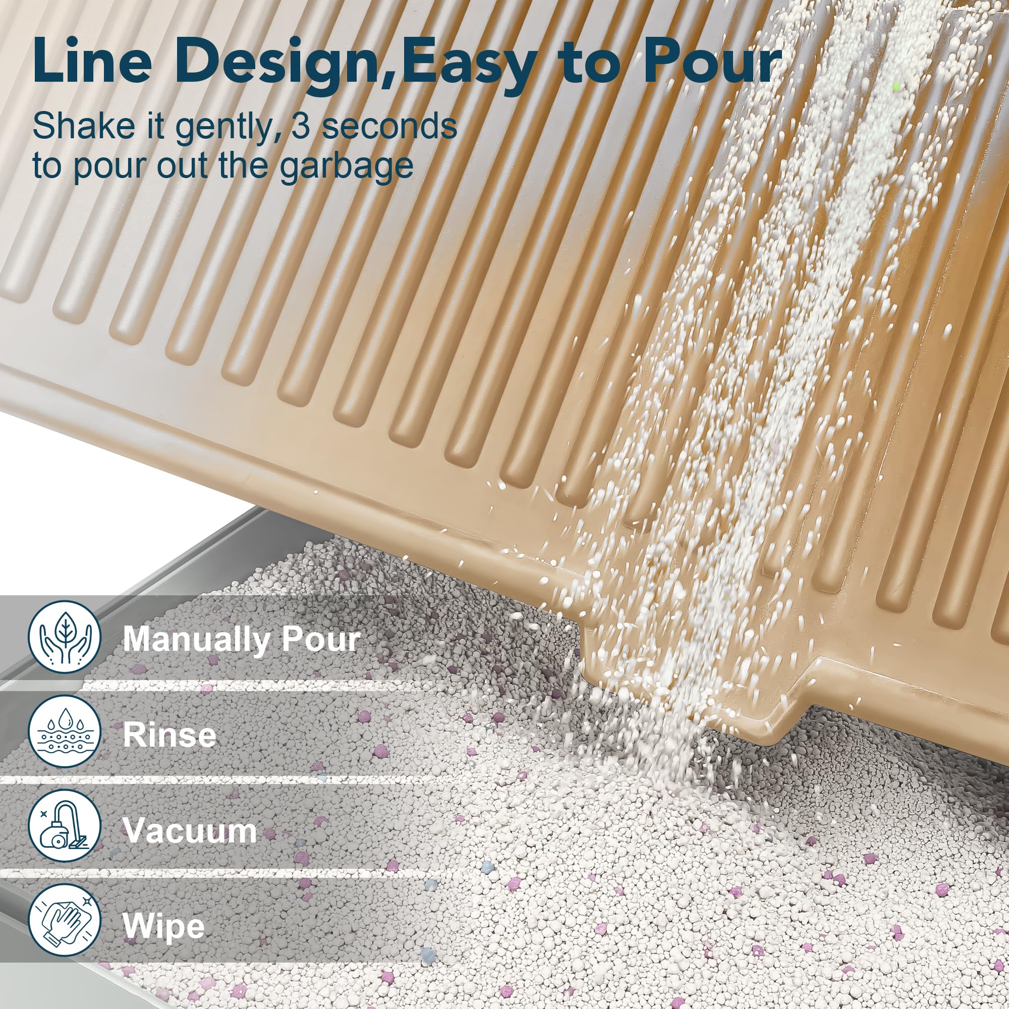 Upsky Cat Litter Mat, Large Litter Box Mat Keep Floor Clean, 31'' X 24'' Kitty Litter Trapping Mat Soft On Kitty Paws, Waterproo