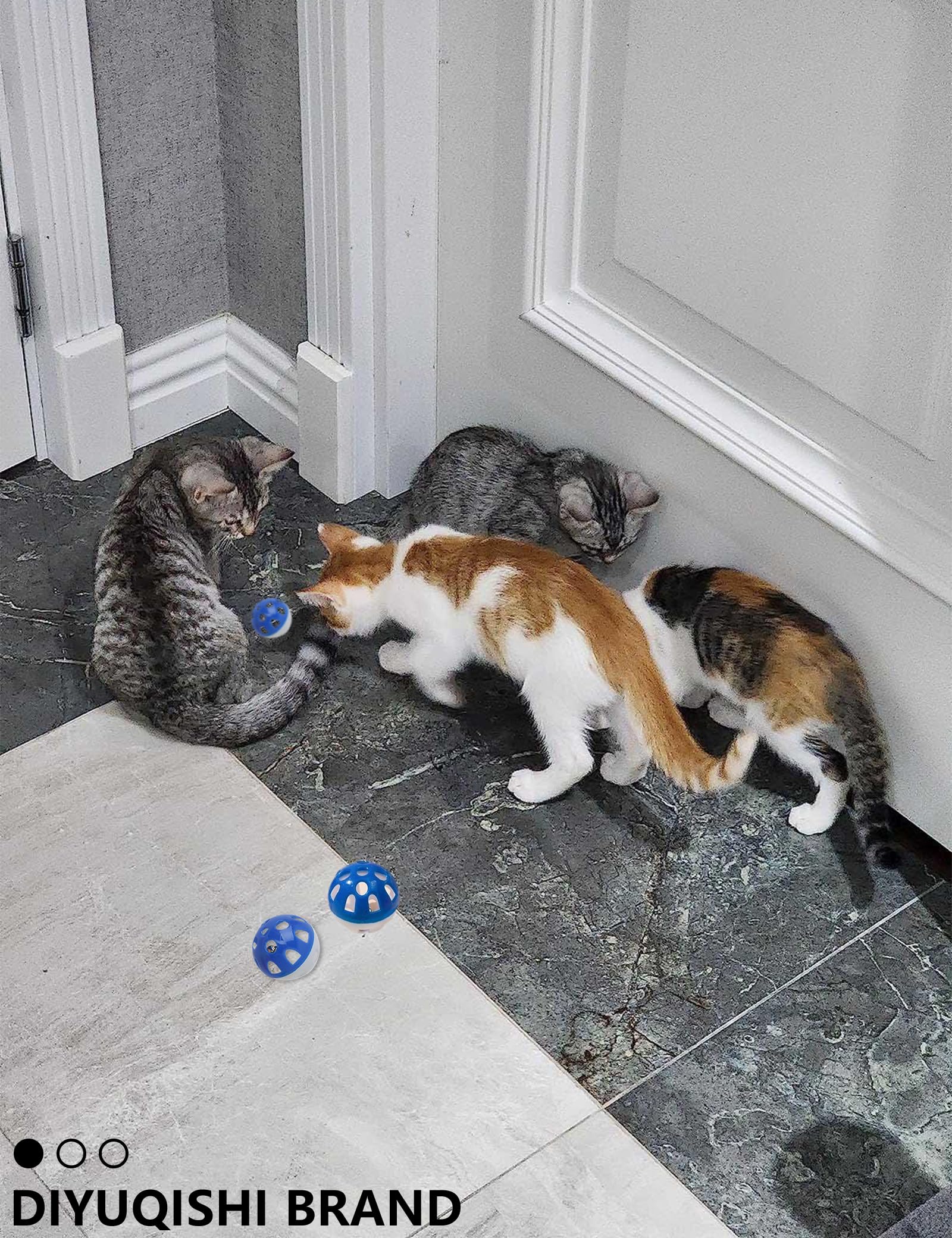 Heuhai 40-Piece Cat Play Variety Pack - Assorted Jingle, Plush & Reflective For Indoor Cats & Kittens, Interactive Fun For Chase