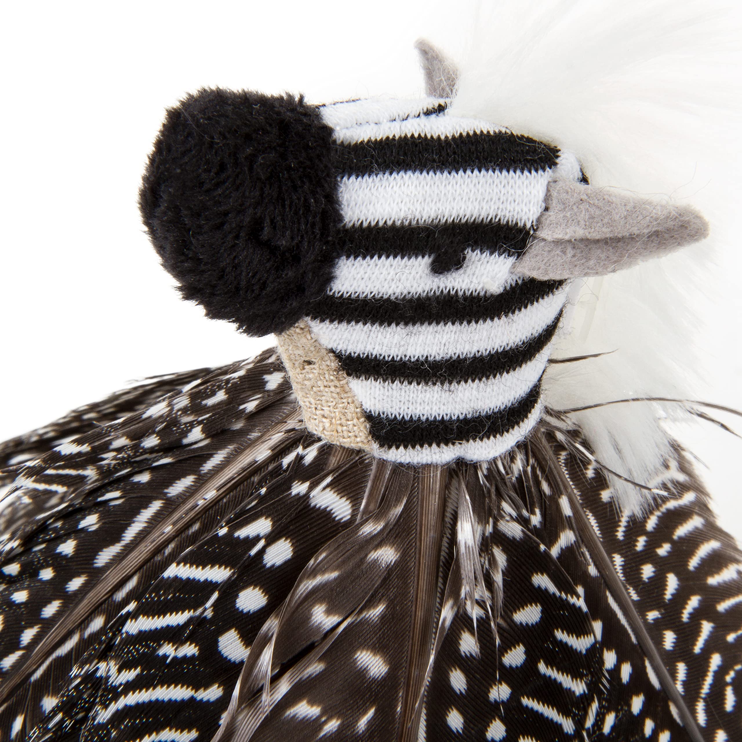 Petlinks Happynip Zippy Zebra Feather Cat Toy, Contains Silvervine & Catnip - Black/White, One Size