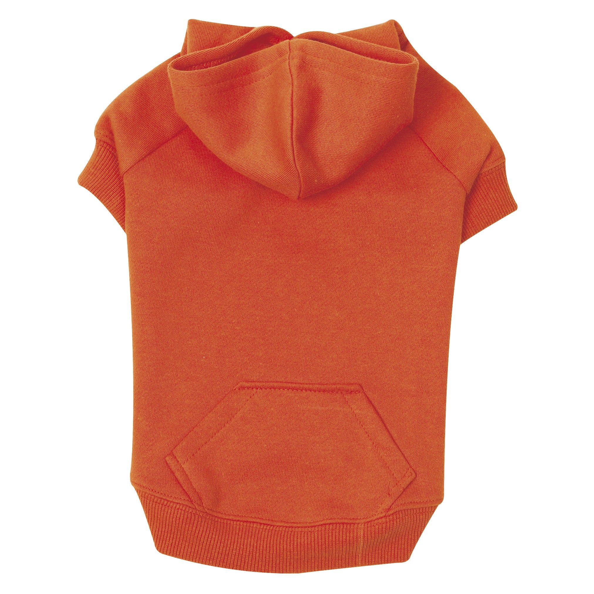 Zack & Zoey Basic Hoodie For Dogs, 8' X-Small, Vibrant Orange
