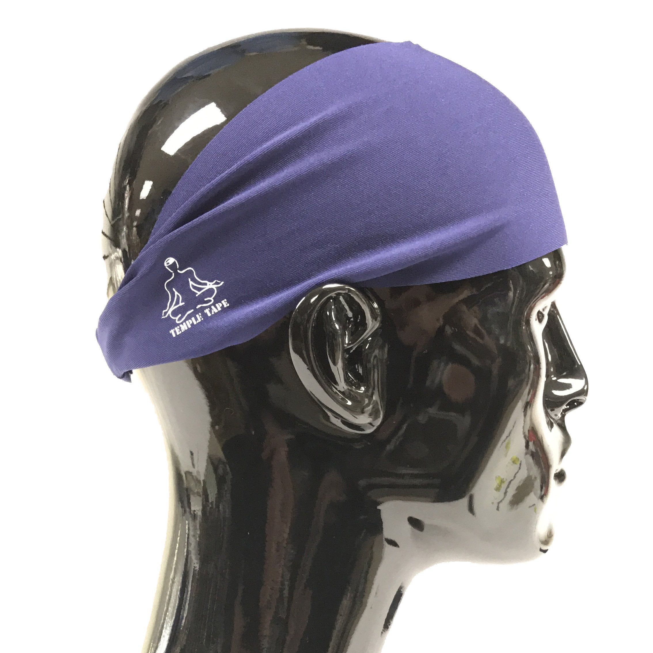Temple Tape Headbands For Men And Women - Mens Sweatband  Sports Headband Moisture Wicking Workout Sweatbands For Running, Cross