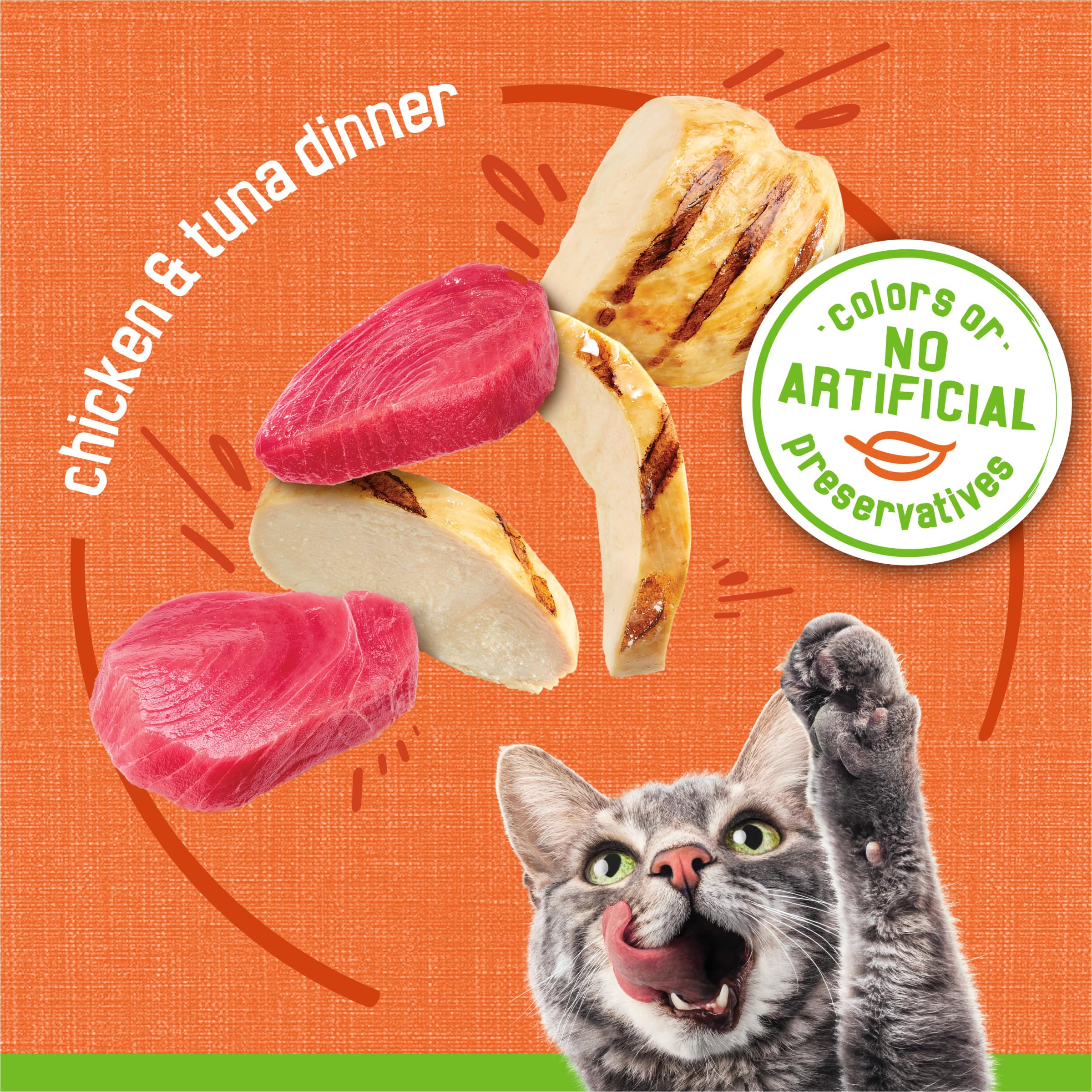 Purina Friskies Wet Cat Food Pate, Chicken and Tuna Dinner - (Pack of 24) 5.5 oz. Cans