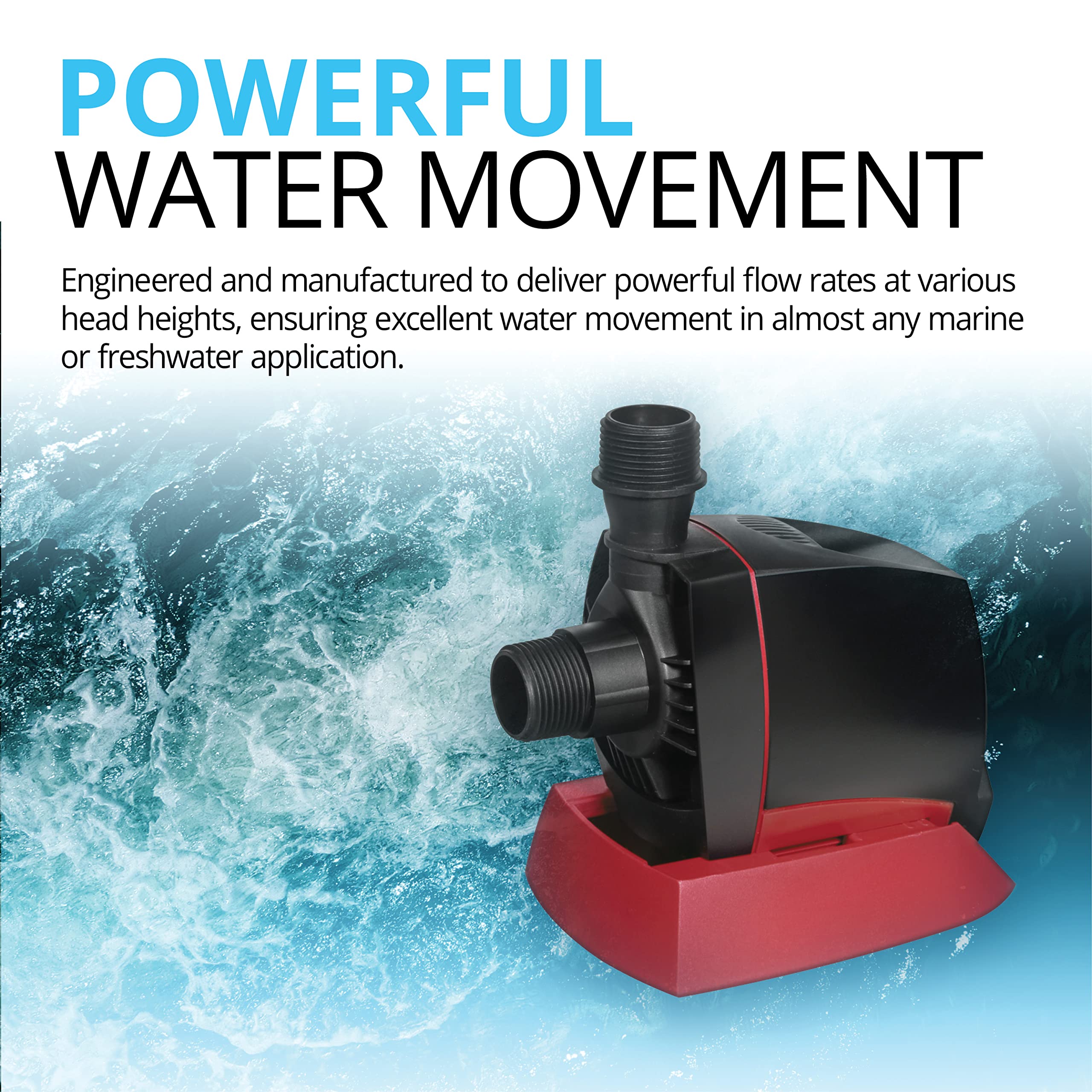Fluval Sea Sp4 Sump Pump For Freshwater & Saltwater Aquariums, 14337