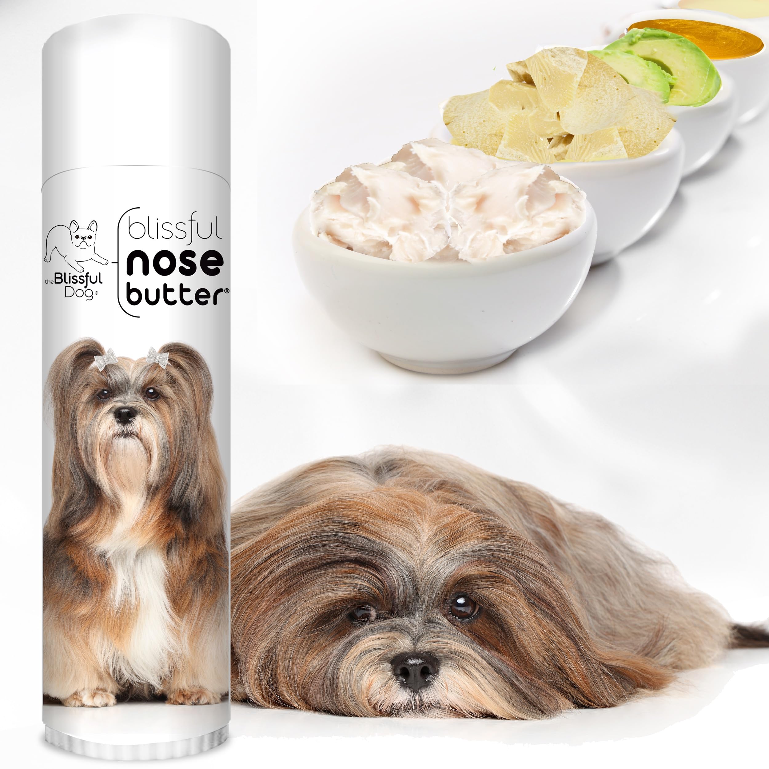 The Blissful Dog Lhasa Apso Unscented Nose Butter - Dog Nose Butter, 0.50 Ounce