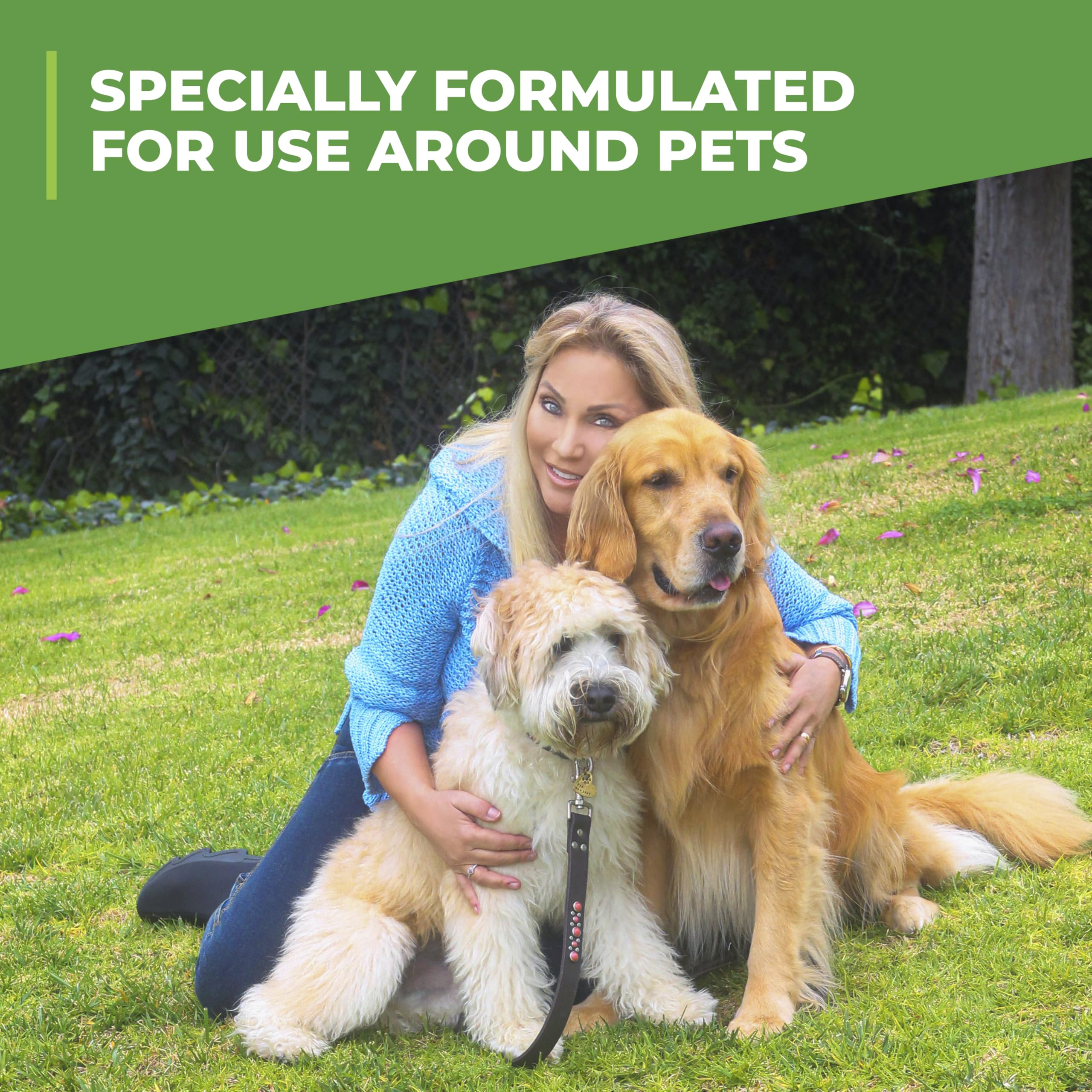 Outdoor Odor Eliminator For Pets, Dogs, Ideal For Artificial Grass & Patio (32 Oz Hose End Sprayer)