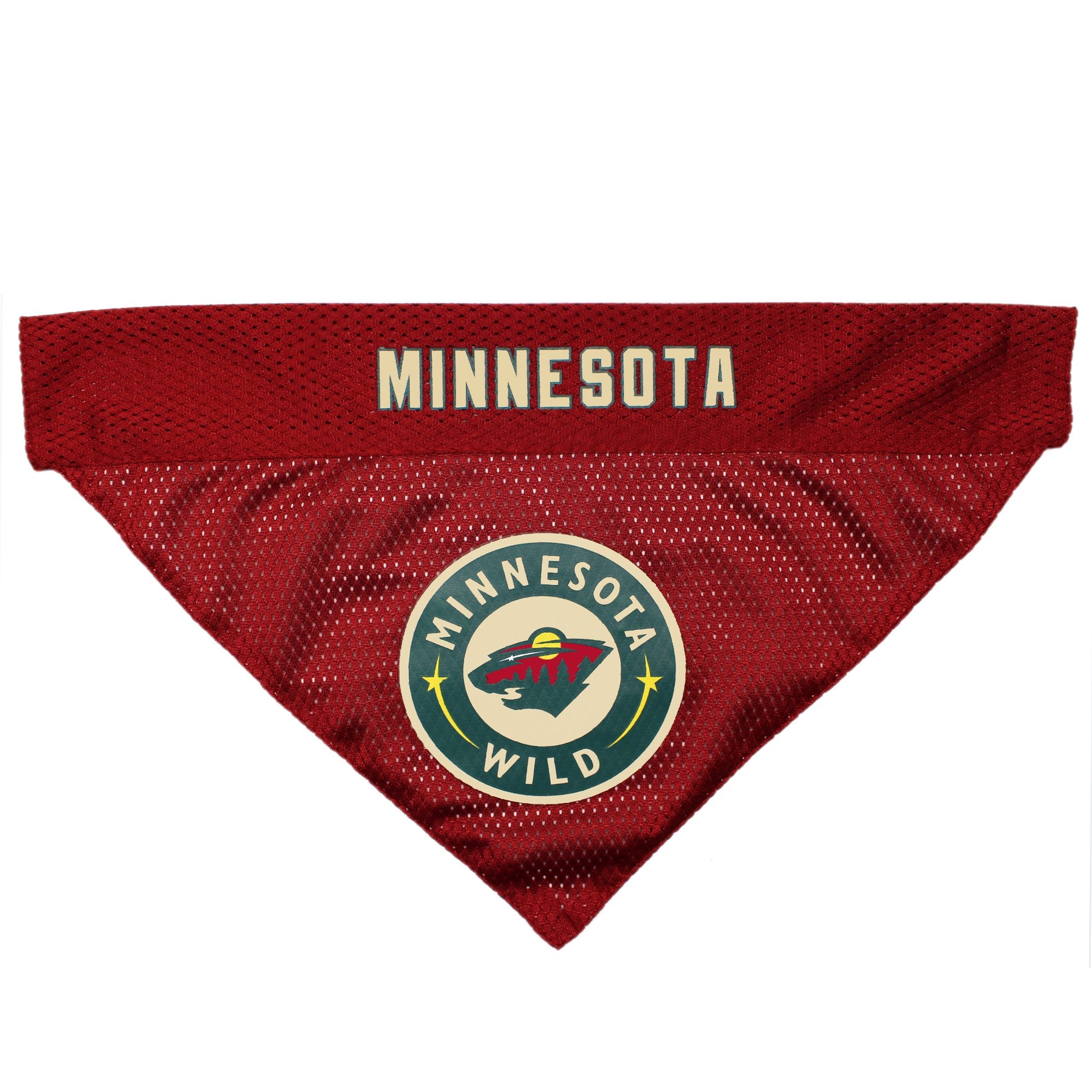 NHL MINNESOTA WILD BANDANA for DOGS & CATS, Small/Medium. - Cute & Stylish Bandana! The Perfect HOCKEY FAN Scarf Bandana, great