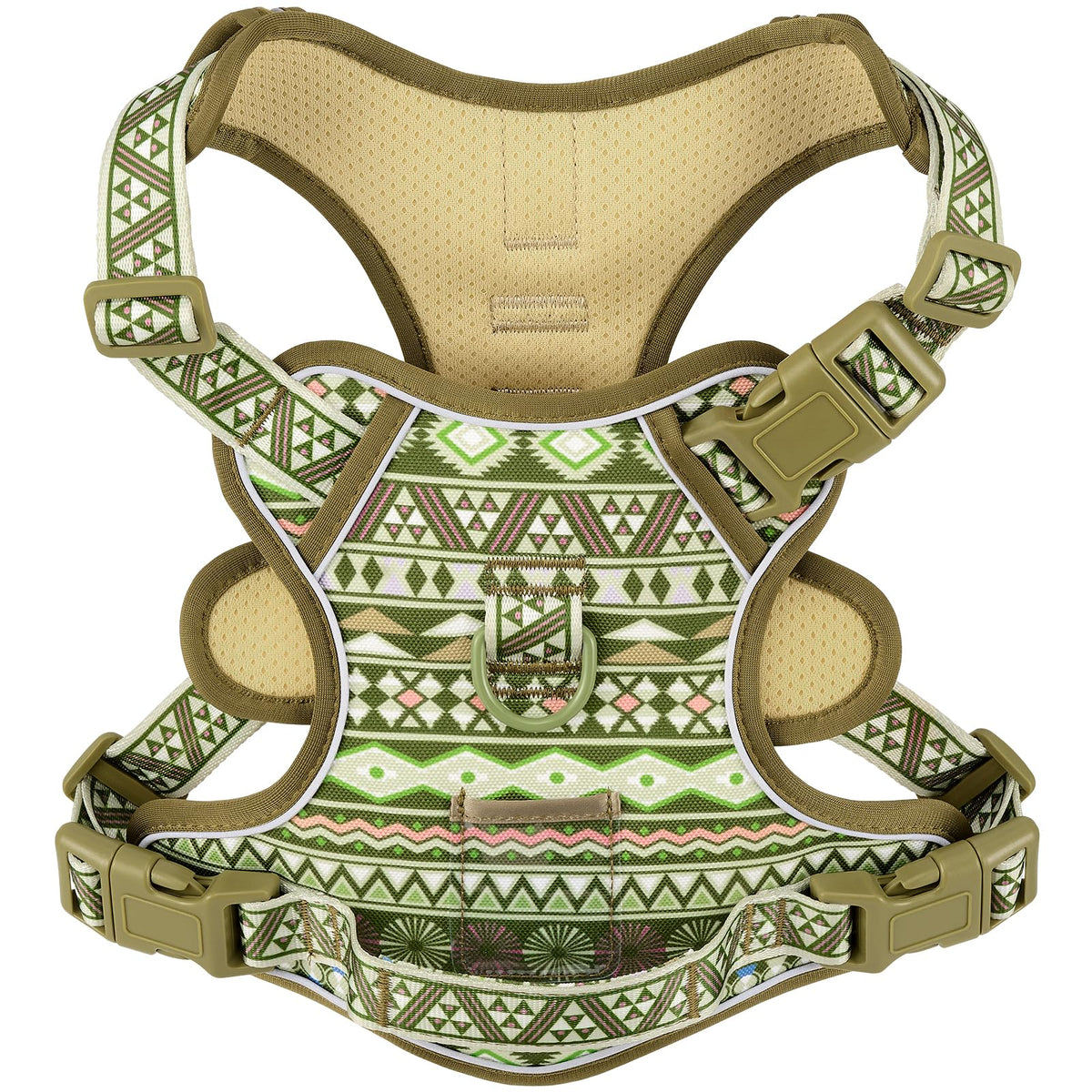 Aunzo No-Pull Dog Harness For Xs Sized Dogs, Anti-Escape Easy Walking Reflective Adjustable Lightweight Dog Vest With Breathable