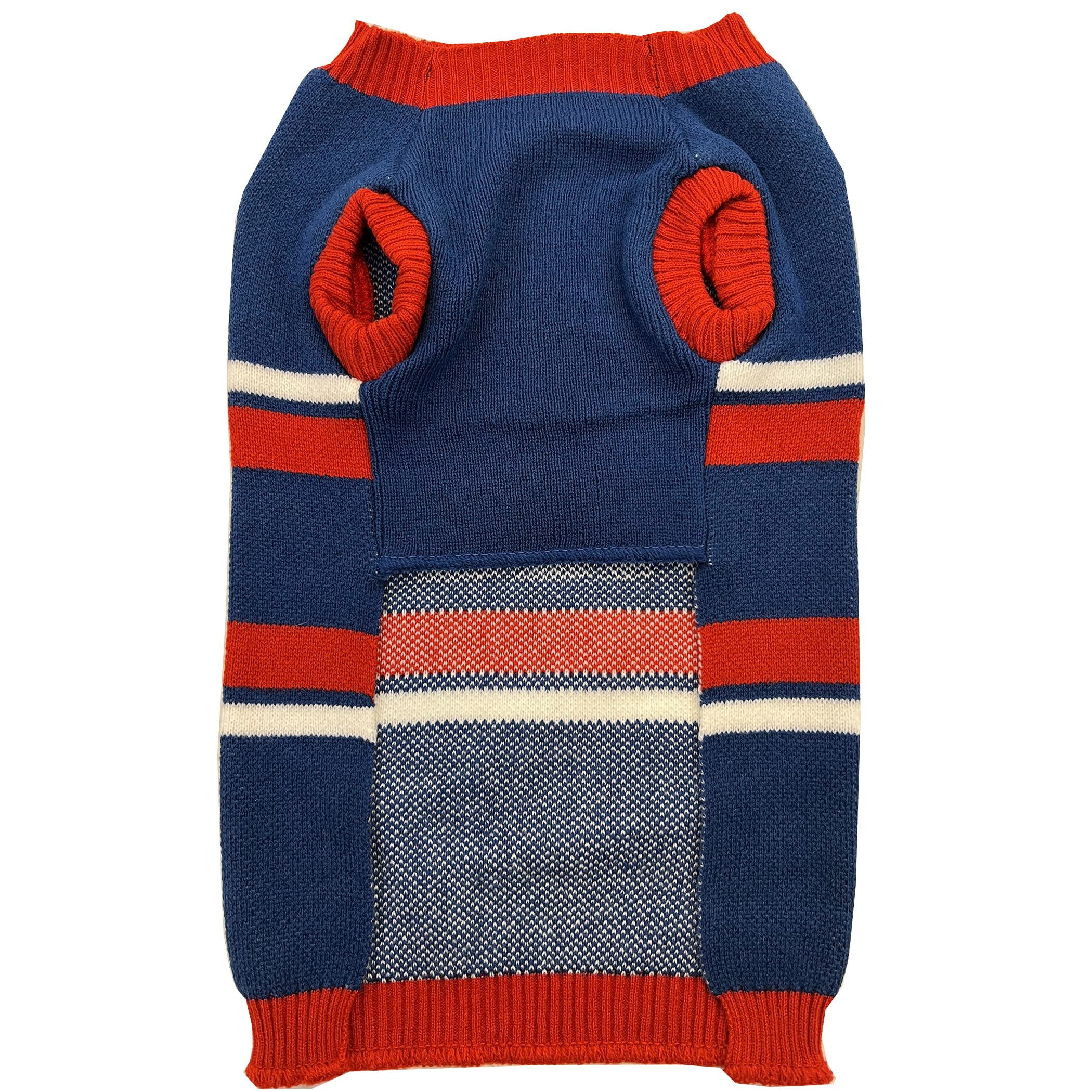 Pets First NFL Buffalo Bills Dog Sweater - X-Small, 100% Poly-Wool, Cozy Knit, Team Logo, Ideal for Small Dogs (BUF-4179-XS)