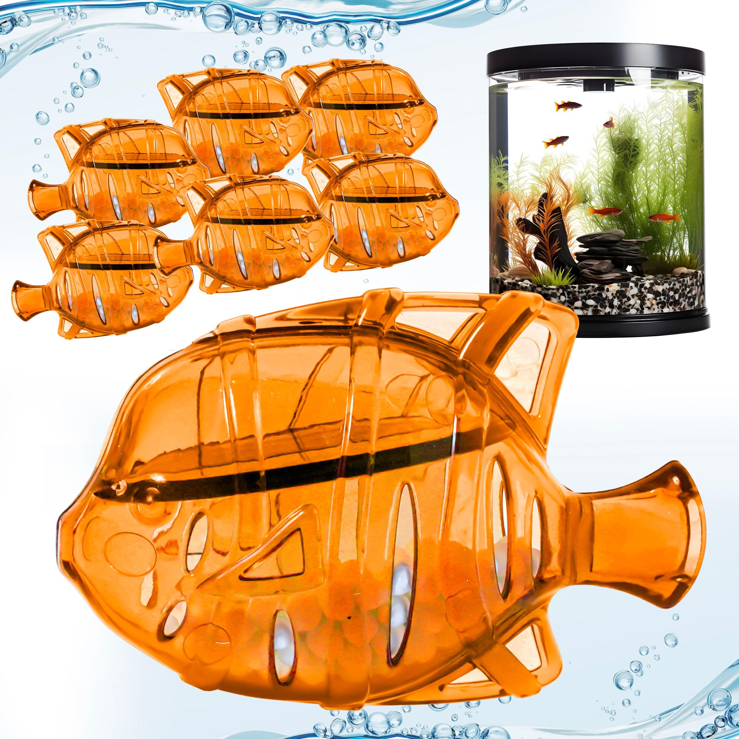 Clarence the Clarifier Fish Aquarium Water Clarifier | Clear Cloudy Fish Tank Water Treatment, Safe for Freshwater & Saltwater F