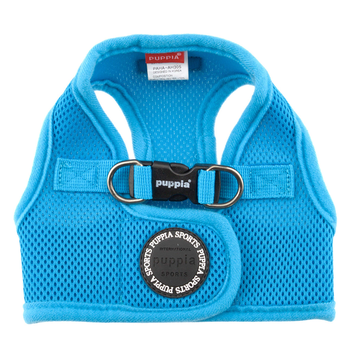 Puppia International Harness Soft B Vest, Large, Sky Blue