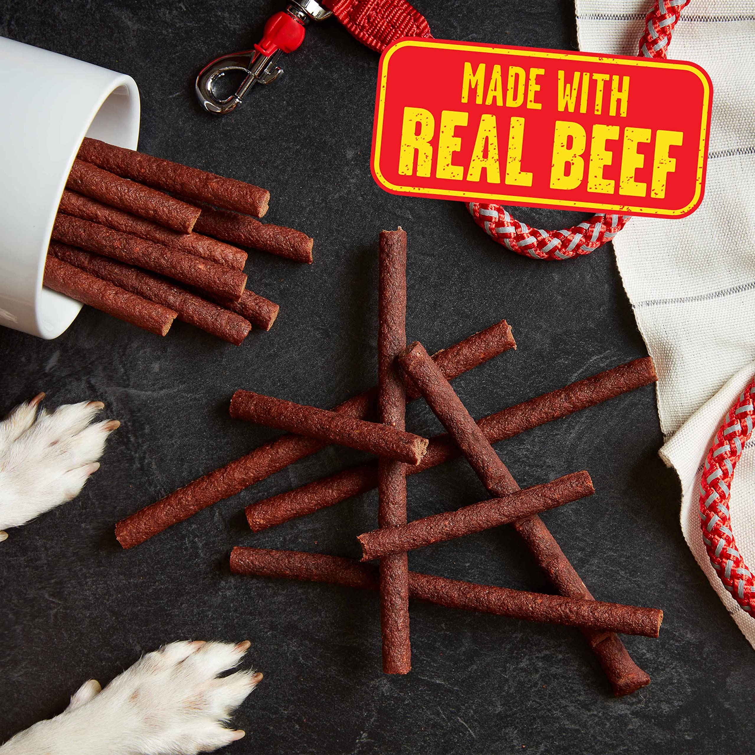 Pup-Peroni Dog Treats, Lean Beef Flavor, 38 Ounce, Made with Real Beef, 90% Fat Free, No Red 40 or Fillers