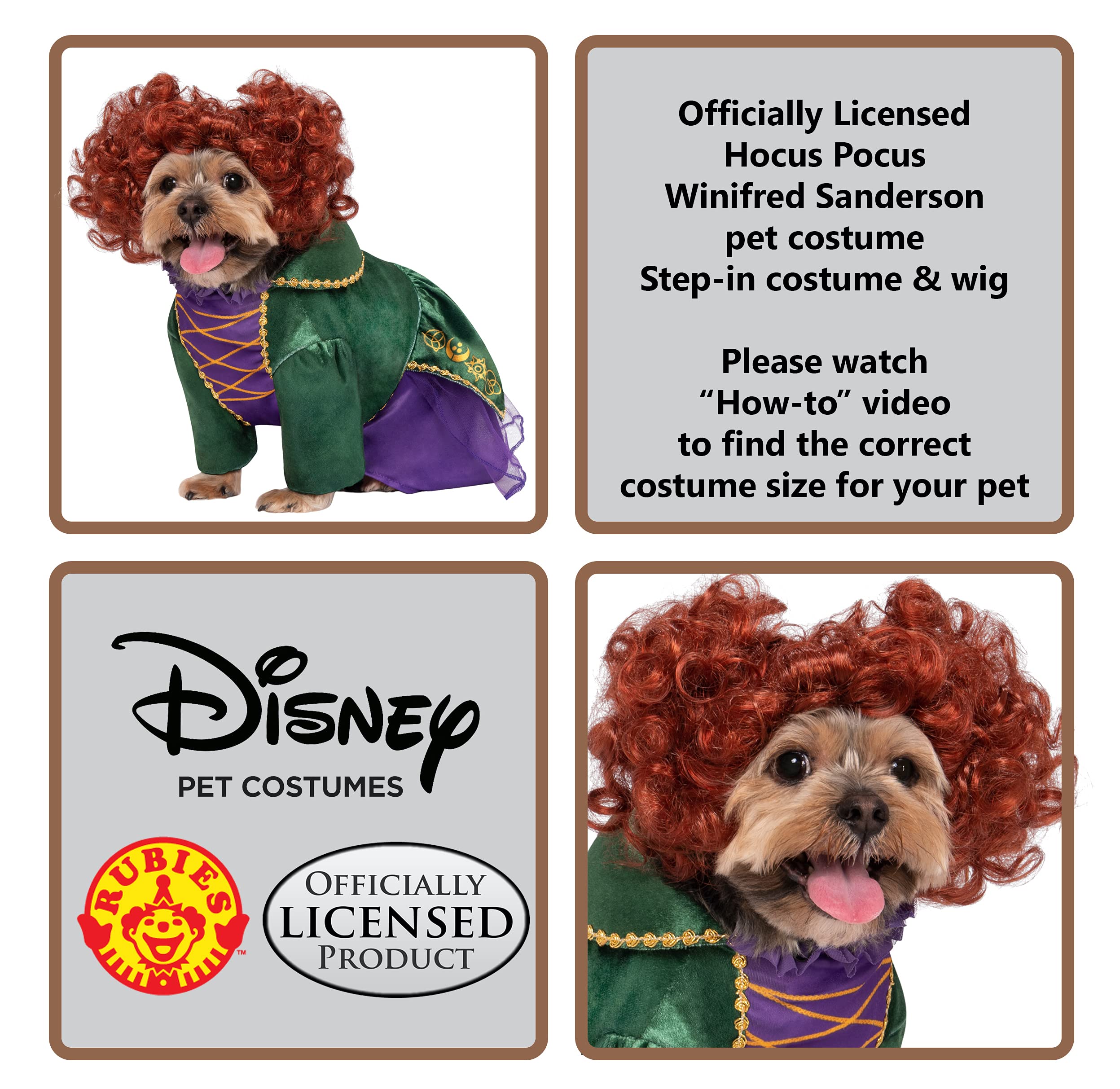 Hocus Pocus: Winifred Pet Costume - Medium