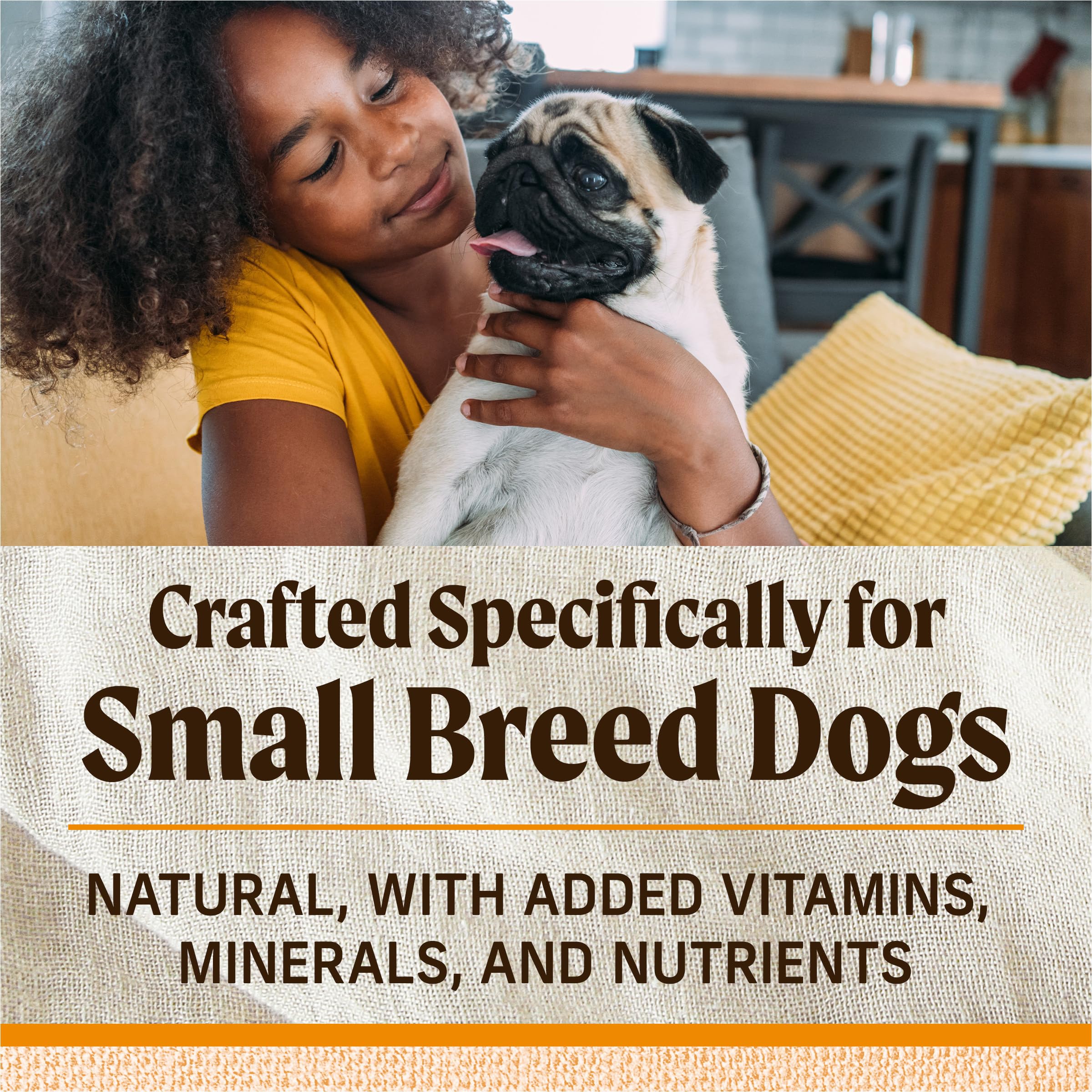 Merrick Lil Plates Grain Free Dry Dog Food For Small Dogs, Chicken And Sweet Potato Kibble With Raw Bites - 10.0 lb. Bag