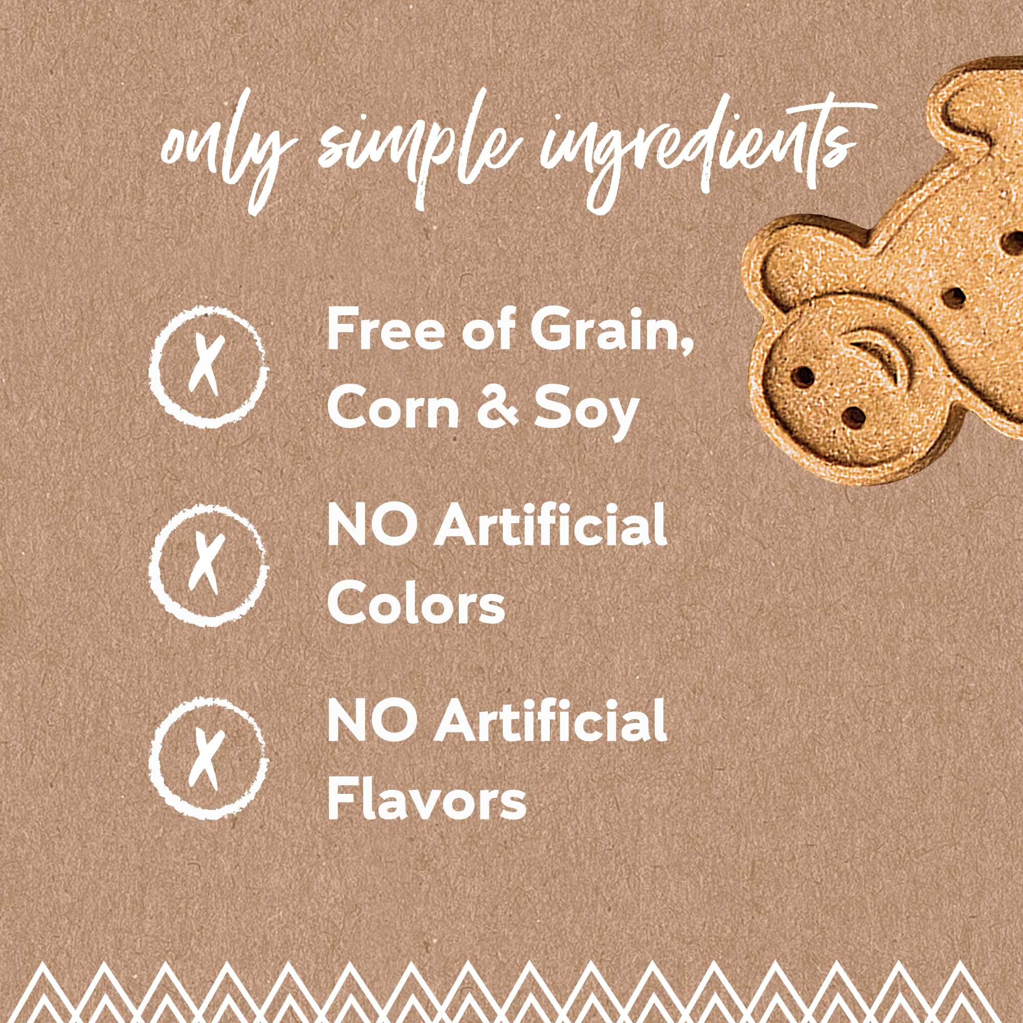 Buddy Biscuit Softies 5 oz Pouch, Grain-Free Soft & Chewy, Natural Peanut Butter Flavor Dog Treats, Oven Baked in the USA