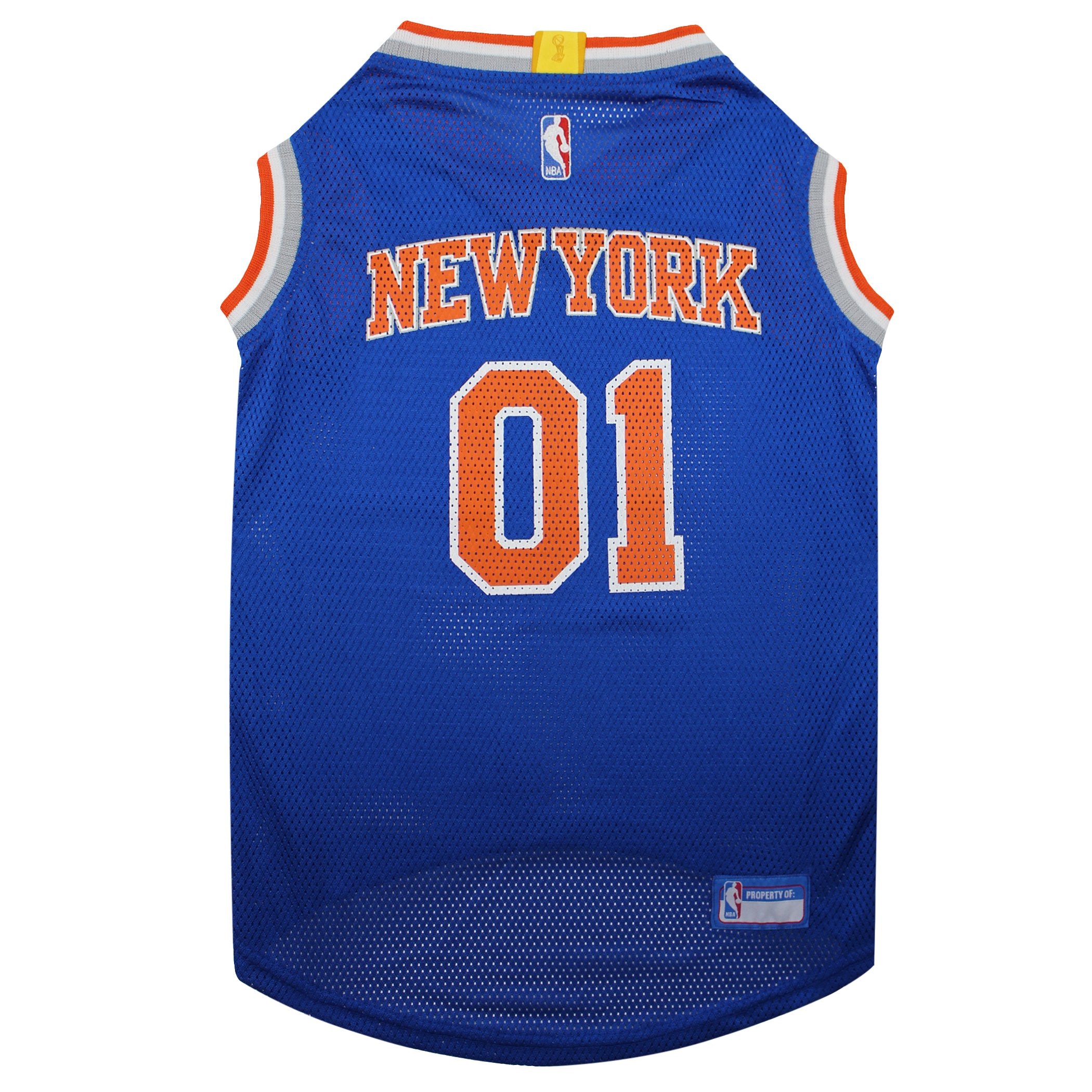 Pets First Nba New York Knicks Dog Jersey, Small - Tank Top Basketball Pet Jersey