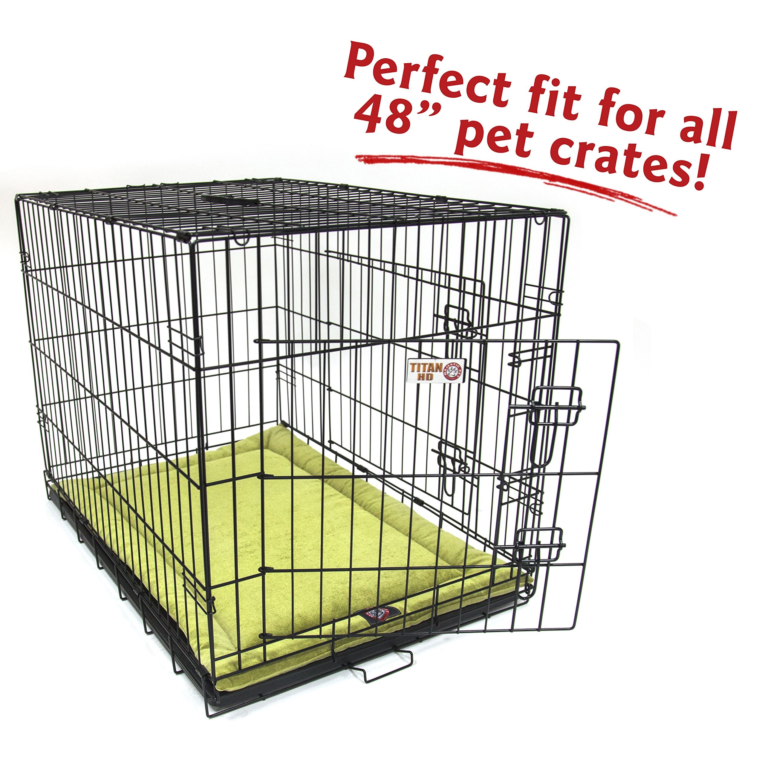 48' Villa Green Apple Crate Dog Bed Mat By Majestic Pet Products