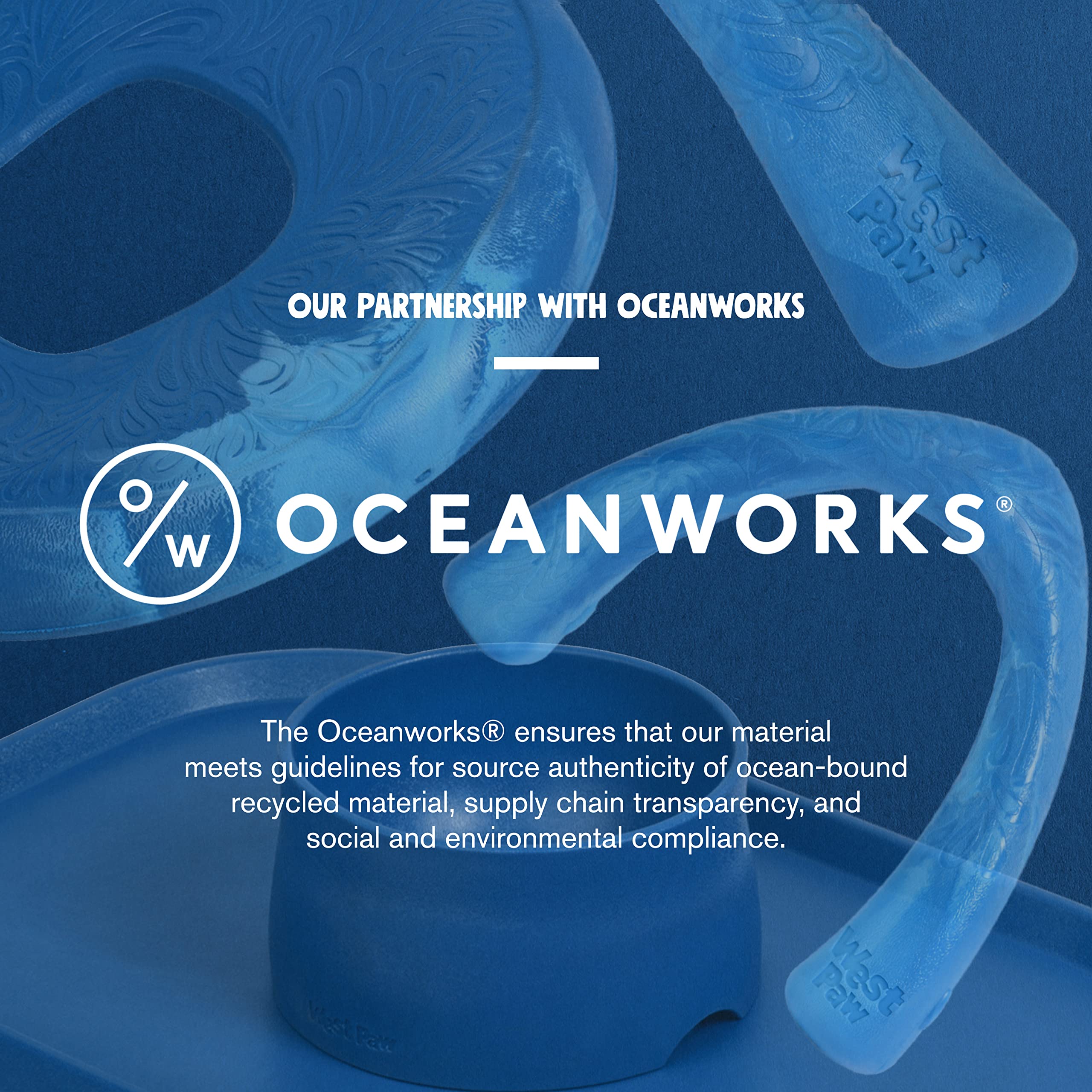 West Paw Seaflex Drifty Dog Toy – Machine Washable Dog Toys For Moderate Chewers – Eco-Friendly Zogoflex Toys For Dogs – Perfect For Gnawing, Fetch, Catch, Pet Training – 5.75' Small, Emerald