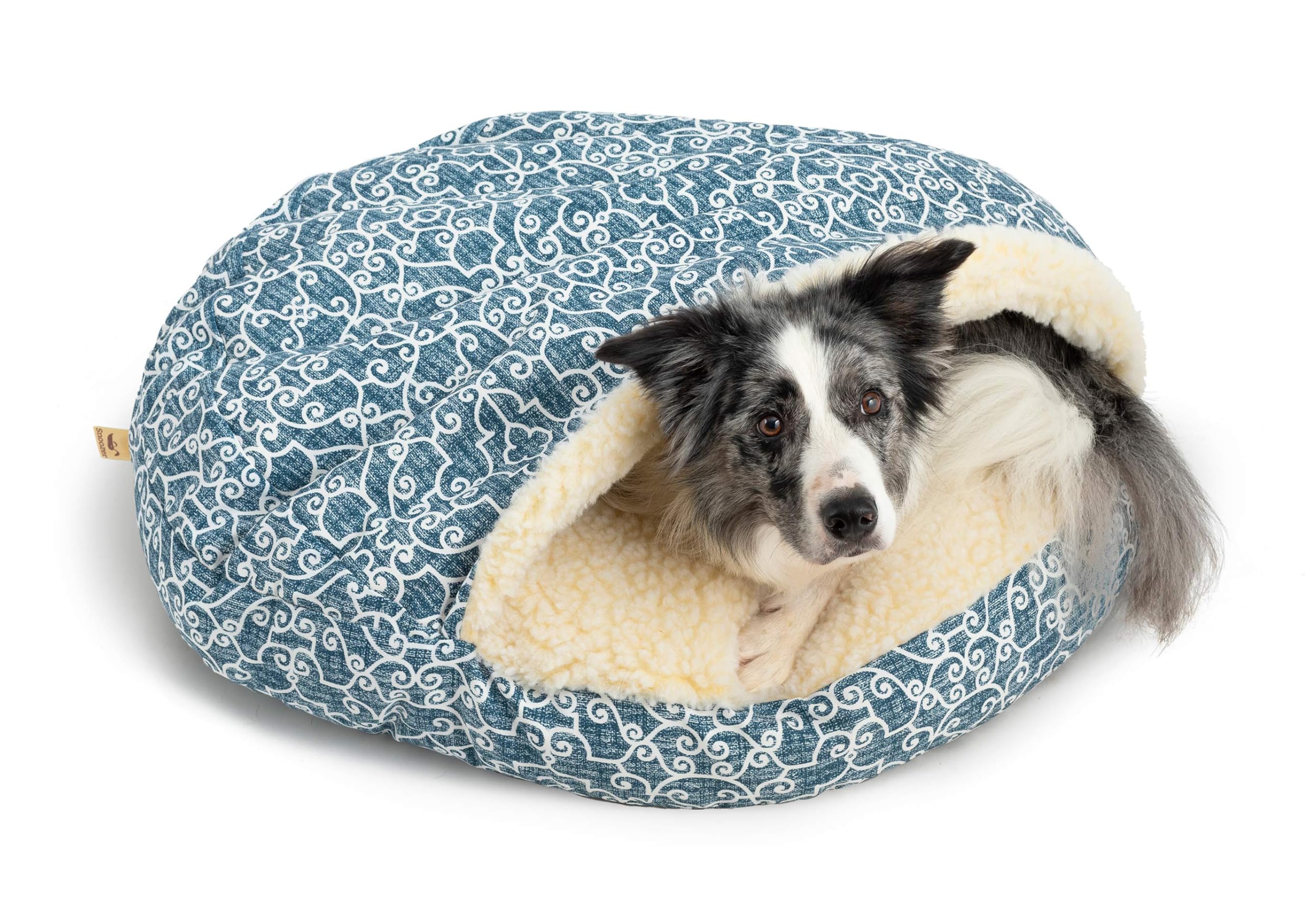 Snoozer Luxury Cozy Cave Pet Bed, Wag Collection, Extra Large - Ramey Oxford