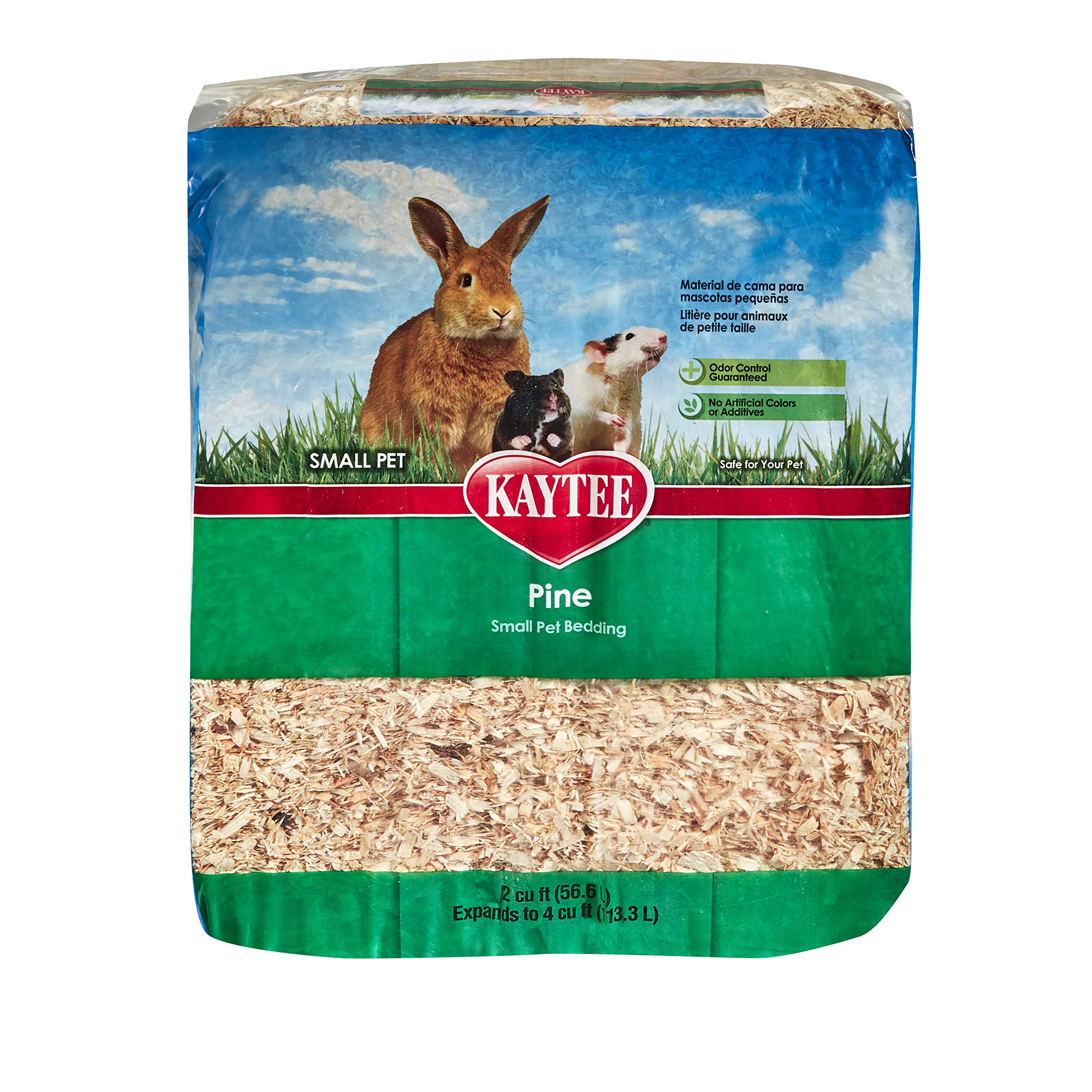 Kaytee Small Animal Pine Bedding For Pet Guinea Pigs, Rabbits, Hamsters, Gerbils, And Chinchillas, 113 Liter