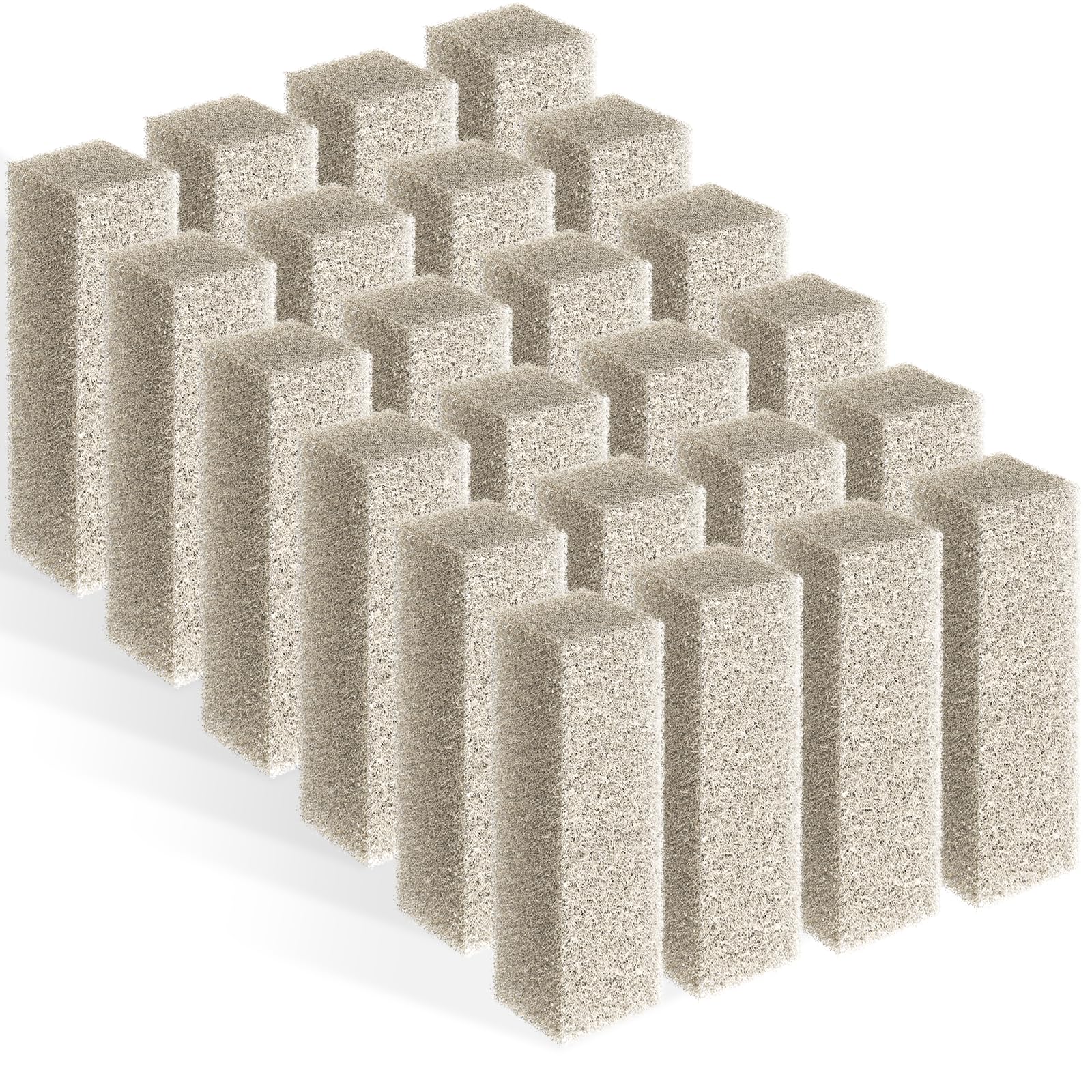 Pawfly 24 Count Ammonia Reducer Filter Pads For Fish Tank Filter Pads For Quietflow Led Pro Aquarium Power Filter Model 10 (Smal