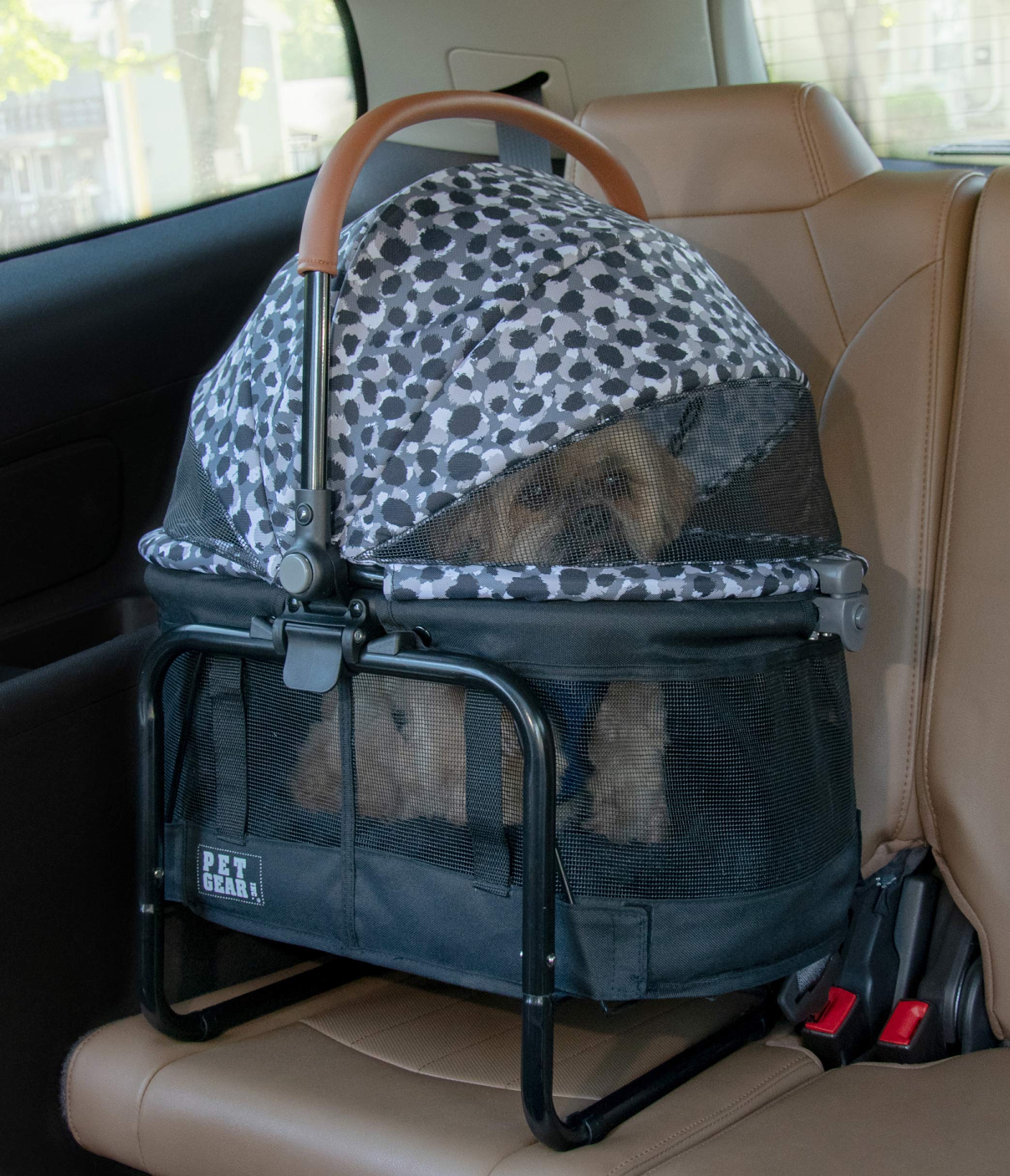 Pet Gear, A Vermont Family Owned Company Since 1936, 3-in-1 Travel System, View 360 Stroller Converts to Carrier and Booster Sea