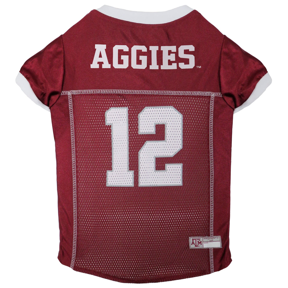 Pets First Ncaa College Texas A&M Aggies Mesh Jersey For Dogs & Cats, X-Large. Licensed Dog Jersey With Your Favorite Football/B