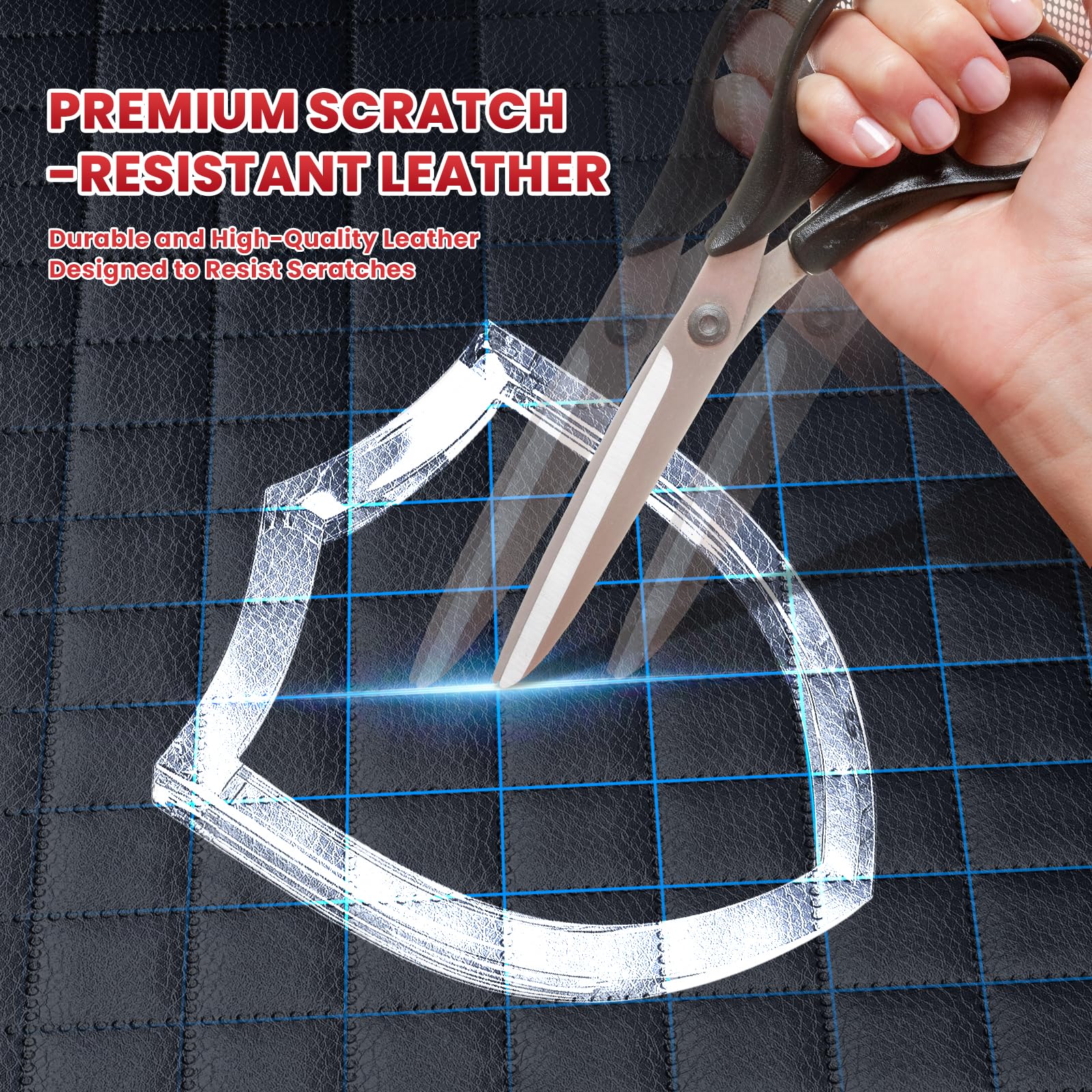 Leather Dog Car Seat Cover, Pets Waterproof Back Seat Cover, 400 Lbs Extender Hard Bottom, Duty Scratch Proof Nonslip Durable So