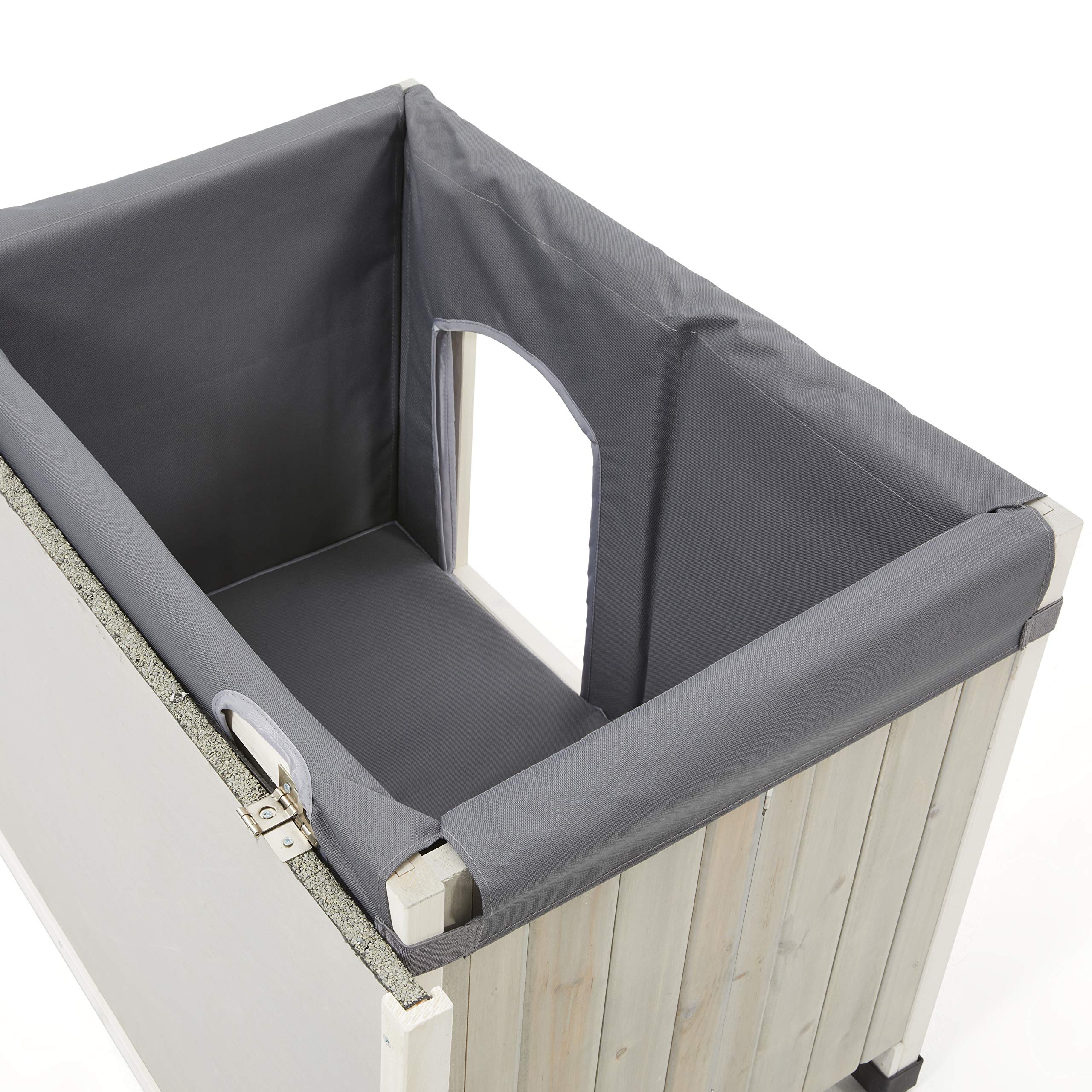 MidWest Homes for Pets Eilio Dog House Insulation Kit - Small, Light Gray, Fits 21.74L x 33.59W x 25.28H Inches, Model 12