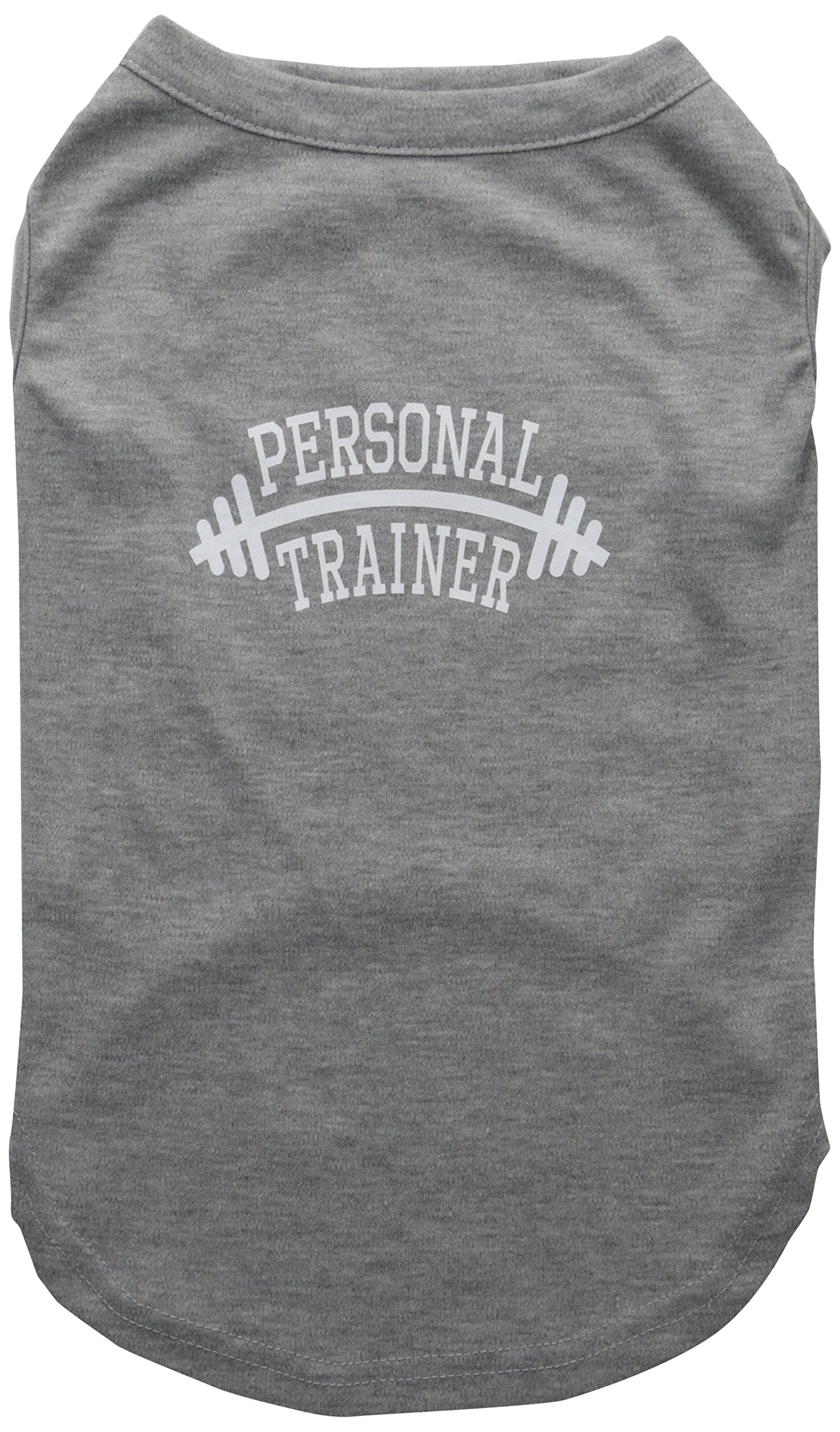 Mirage Pet Products Personal Trainer Screen Print Shirt, X-Large, Grey