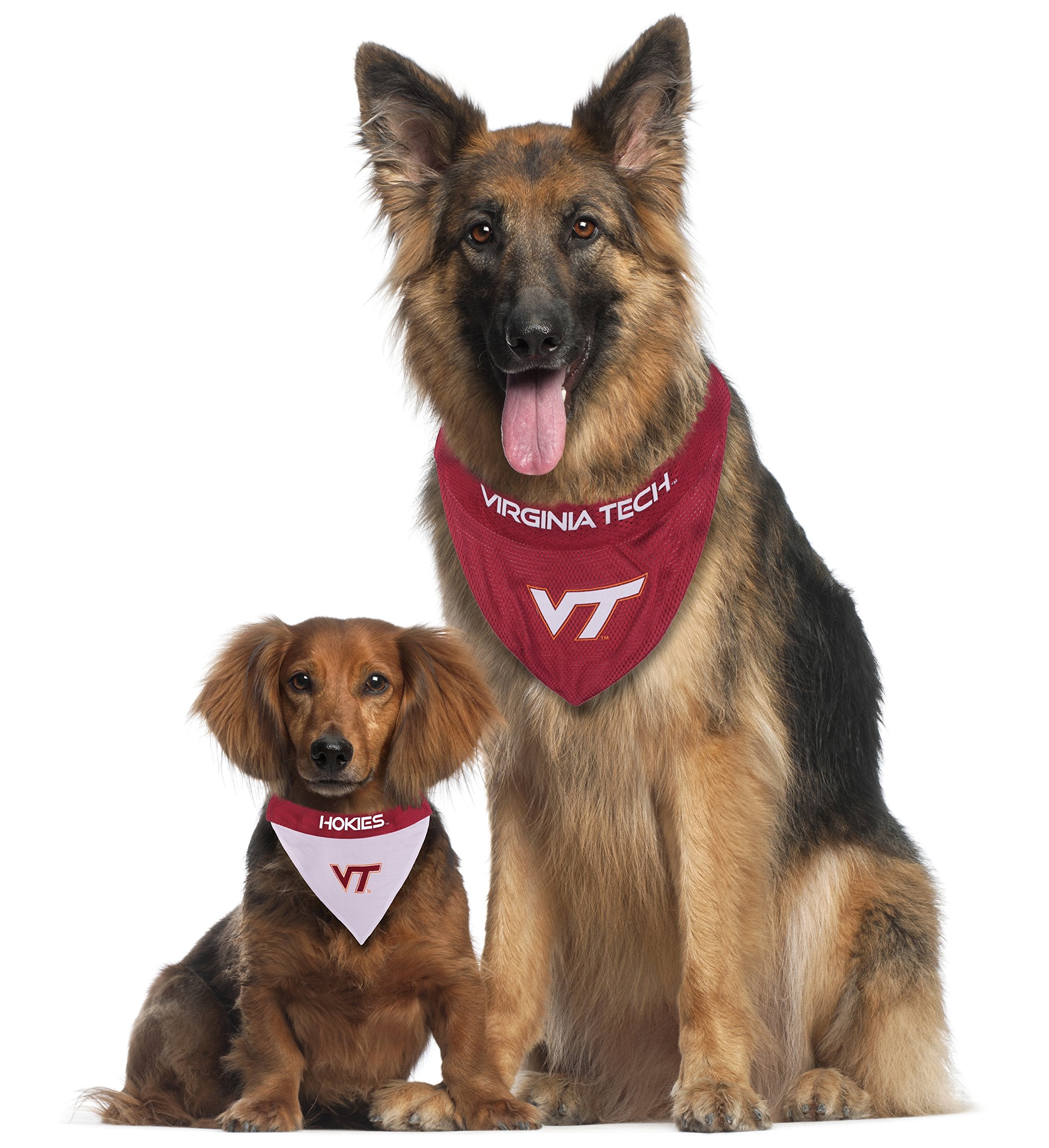 Pets First Collegiate Pet Accessories, Reversible Bandana, Virginia Tech Hokies, Small/Medium