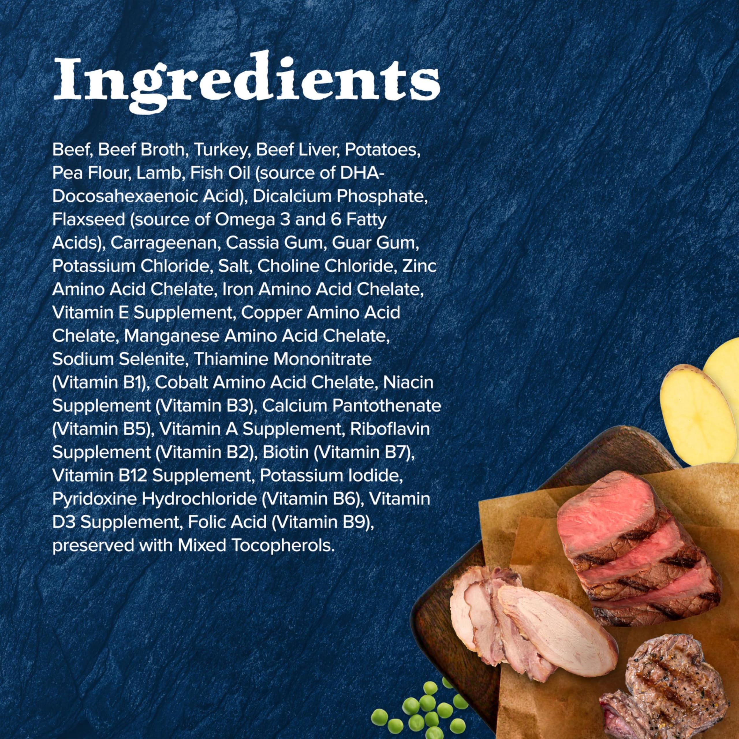Blue Buffalo Wilderness Adult Wet Dog Food, High-Protein and Grain-Free, Made with Natural Ingredients, Rocky Mountain Recipe Re