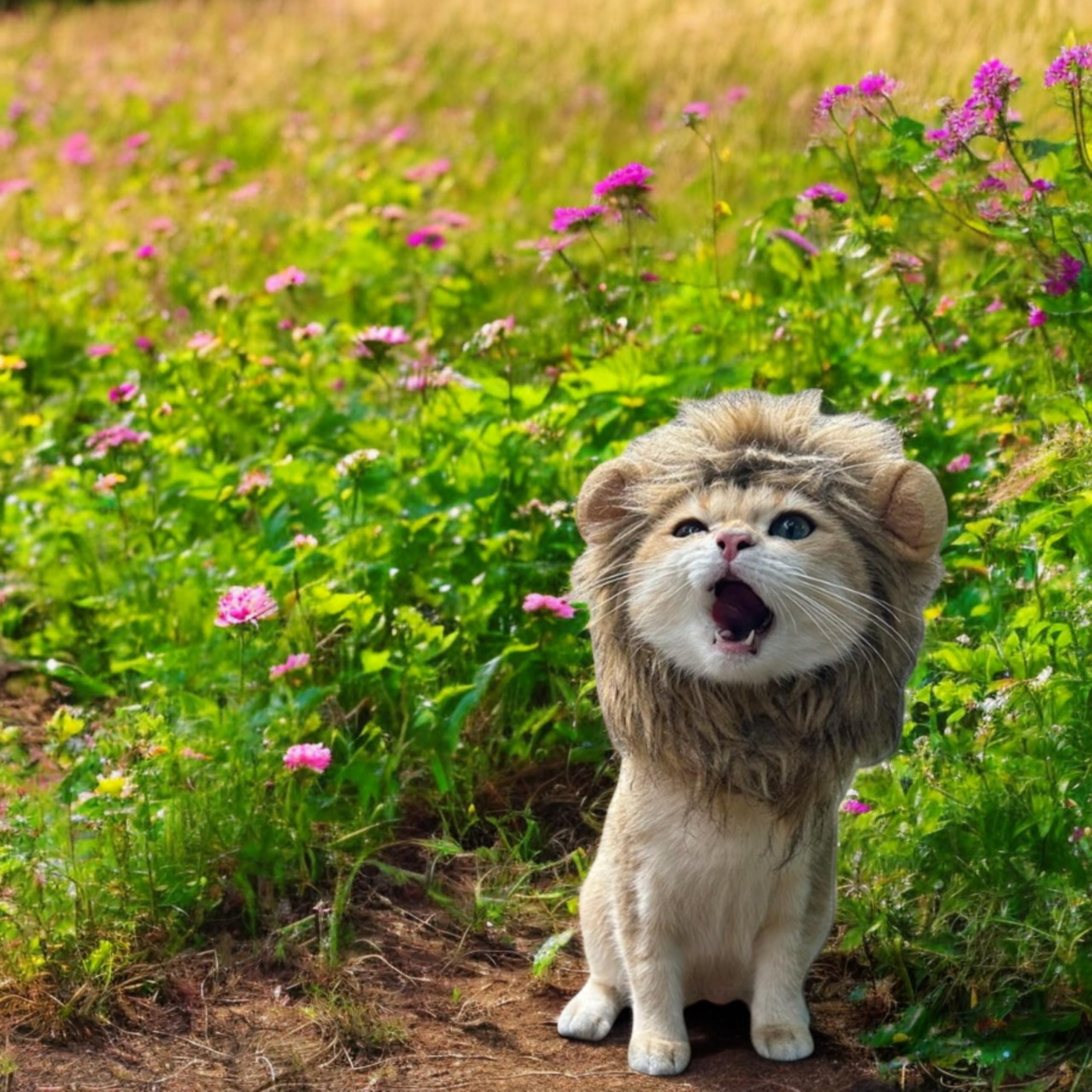 3Pcs Hat For Cat Animal Costume Pack, Lion Head For Cats, Cat Panda Costumes, Frog Costume For Cats, Adjustable Washable Soft Sm