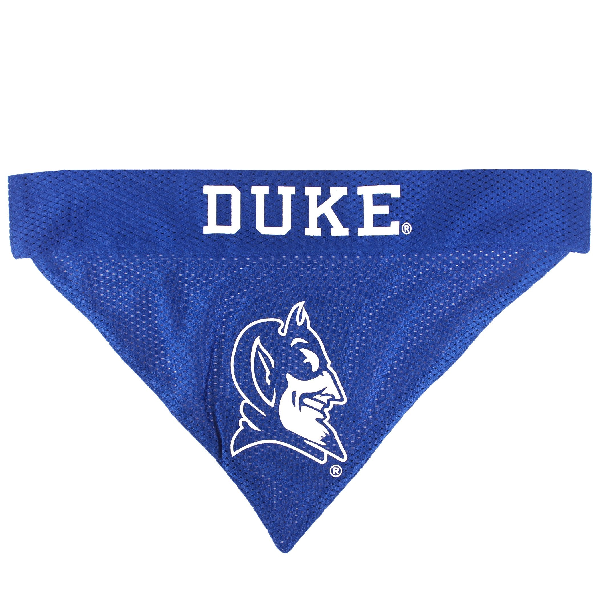 Pets First Collegiate Pet Accessories, Reversible Bandana, Duke Blue Devils, Small/Medium