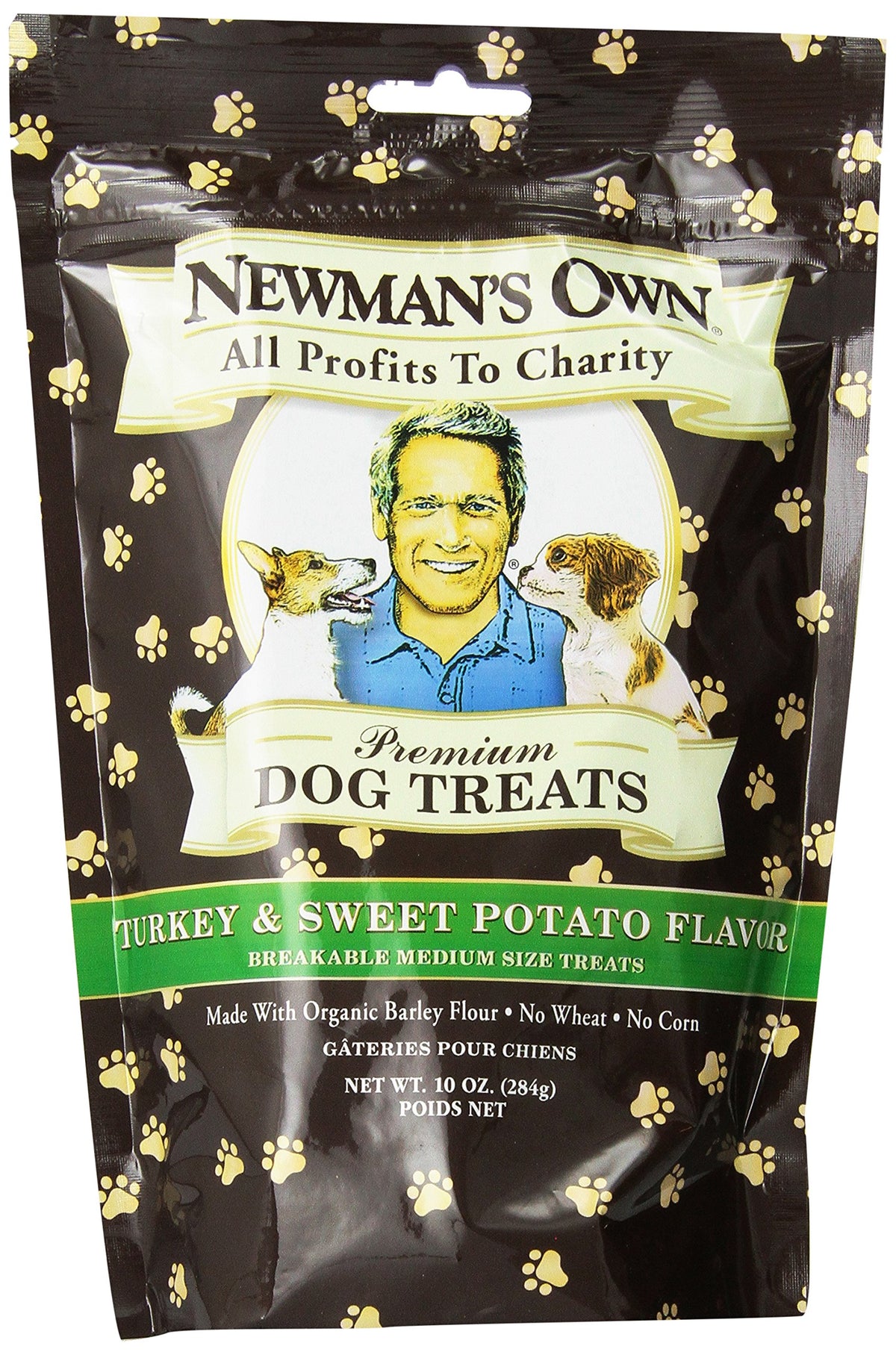 Newman'S Own Dog Biscuits, Turkey & Sweet Potato - Breakable, 10-Oz. (Pack Of 6)