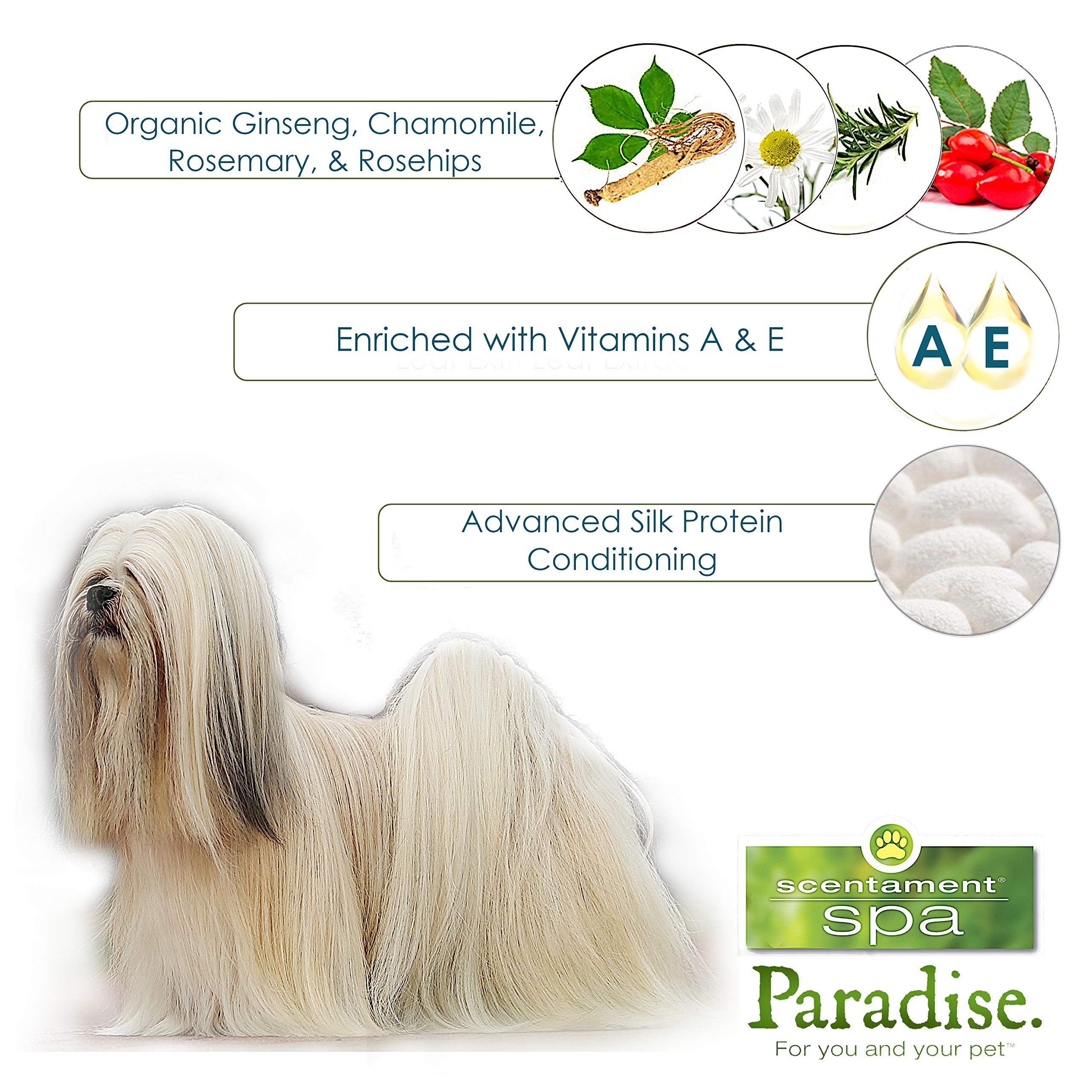 Best Shot Scentament Spa Botanical Body Splash, Detangler Spray, Body Spray For Pets, Cat And Dog Cologne Spray, Tropical Breeze, 8 Oz.