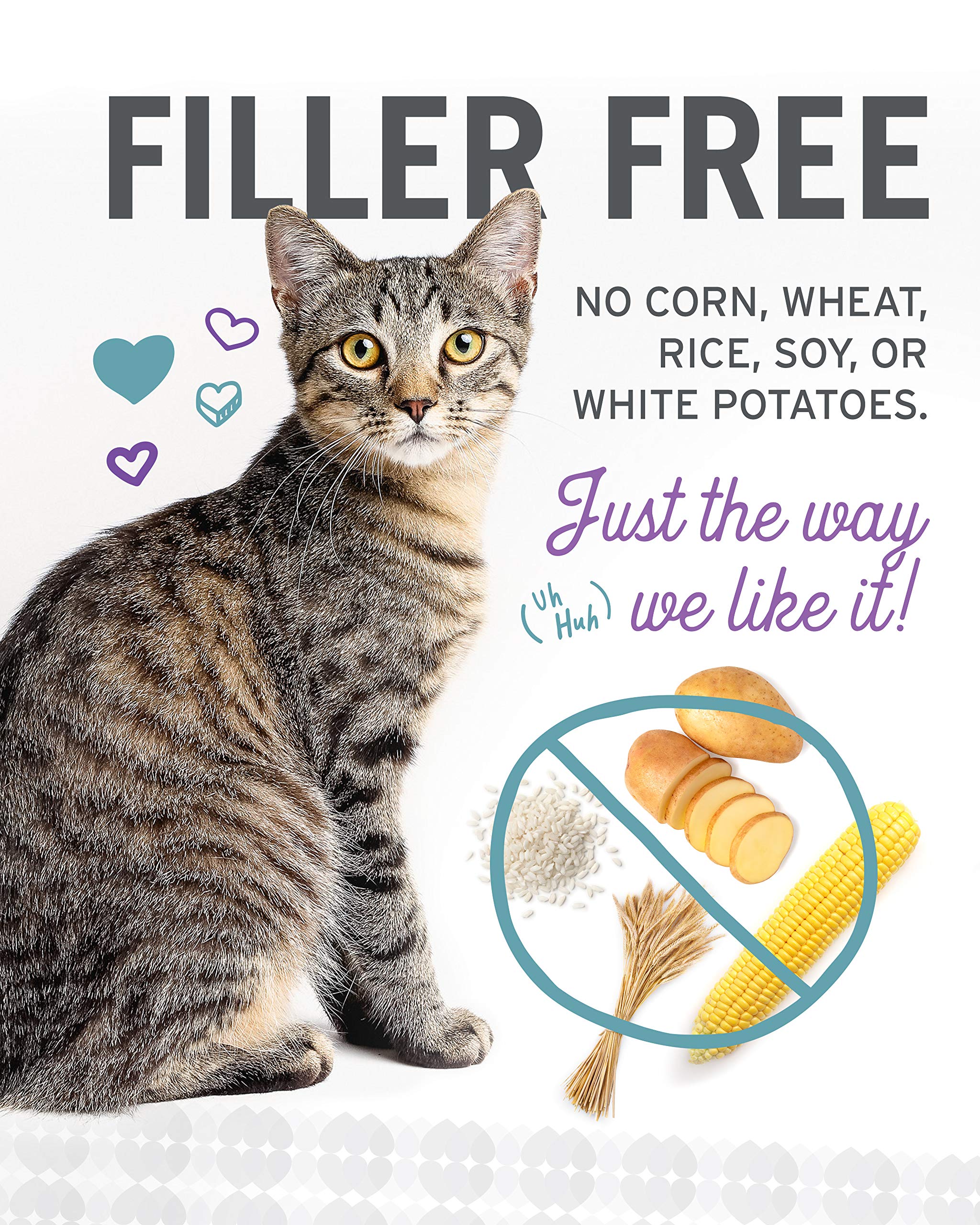 I and love and you Wet Cat Food Variety Pack - Grain Free, Filler Free, 3oz (12 Cans) - Chicken, Salmon, Tuna