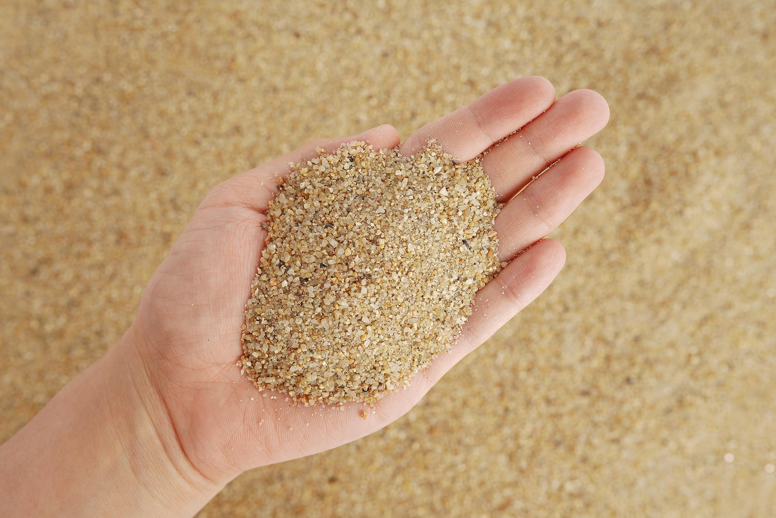 LANDEN Namale Aquarium Sand 11 lbs(3L), Super Natural for Aquarium Landscaping, Cosmetic Sand for Plant Tank, Fine Grain Natural