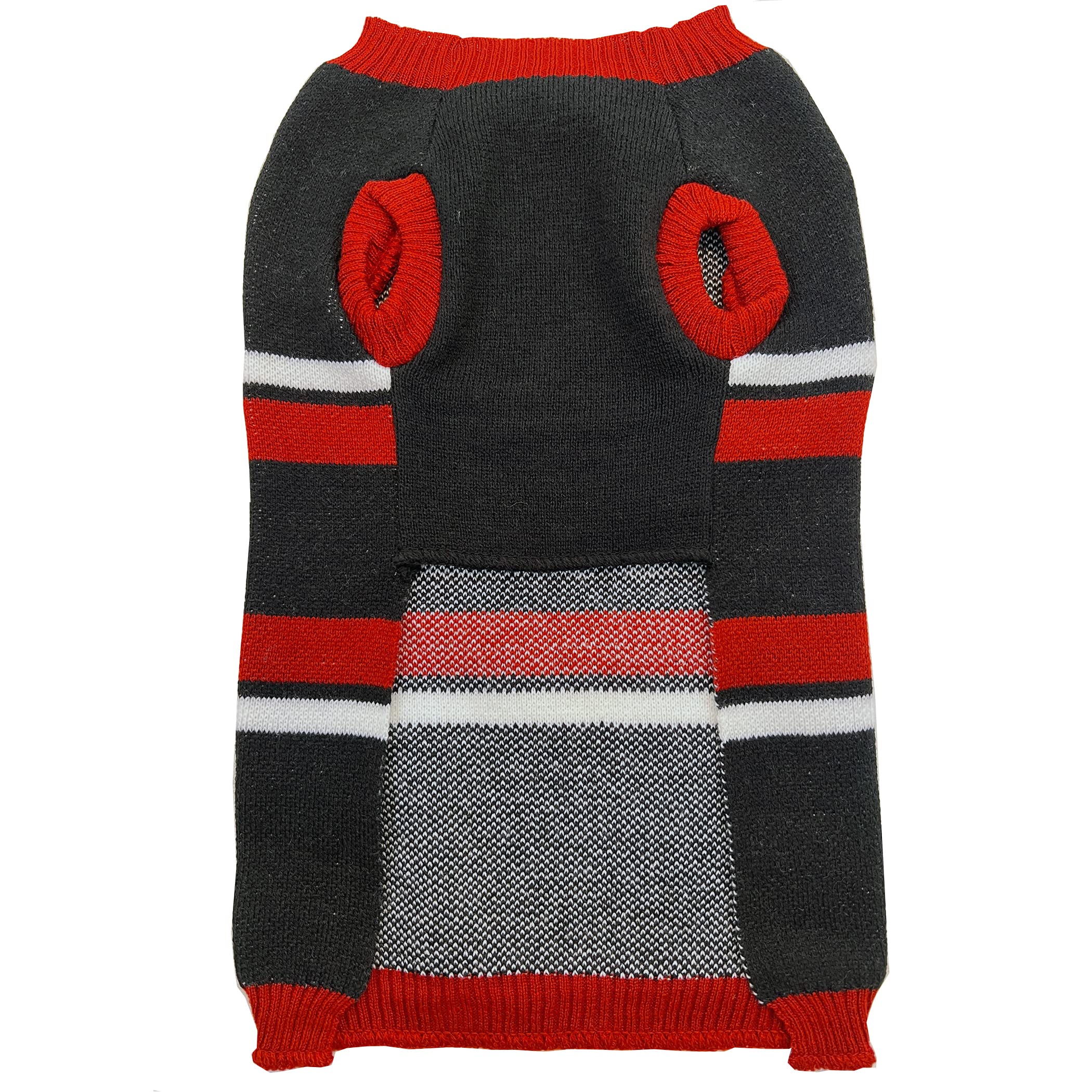 Pets First NFL Dog Sweater, San Francisco 49ers, Size Small, Warm Poly-Wool Knit, Model SAN-4179-SM