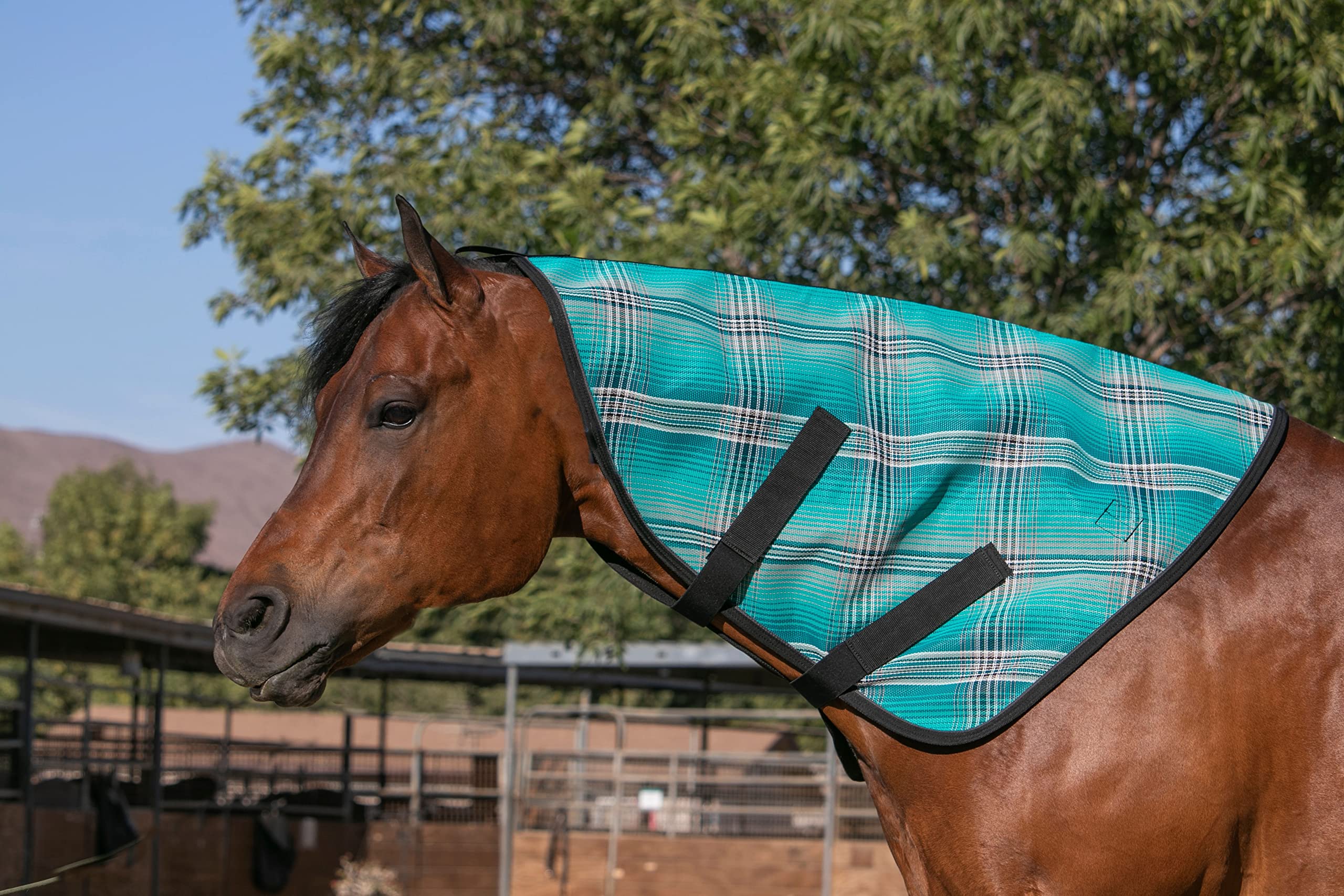 Kensington Protective Products Signature Textilene Nylon-Lined Neck Piece, X-Large, Kentucky Blue