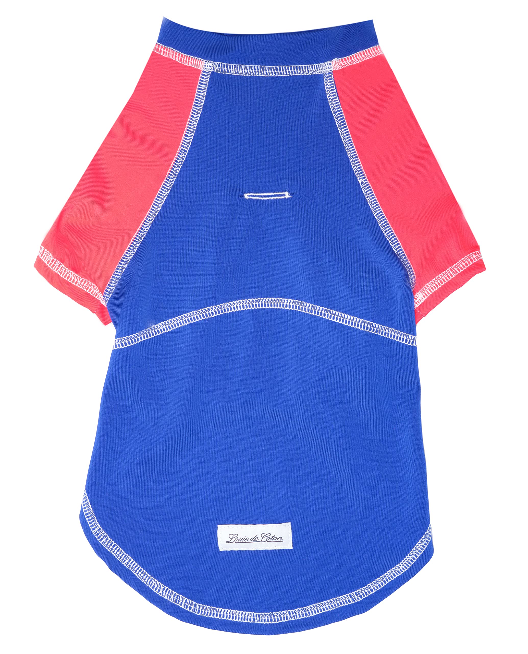 Louie De Coton Sun Shirt For Dogs & Cats | Size: Xxs | Uv Protection Cooling T-Shirt For Pets | Upf50+ Max Protection From Sunbu